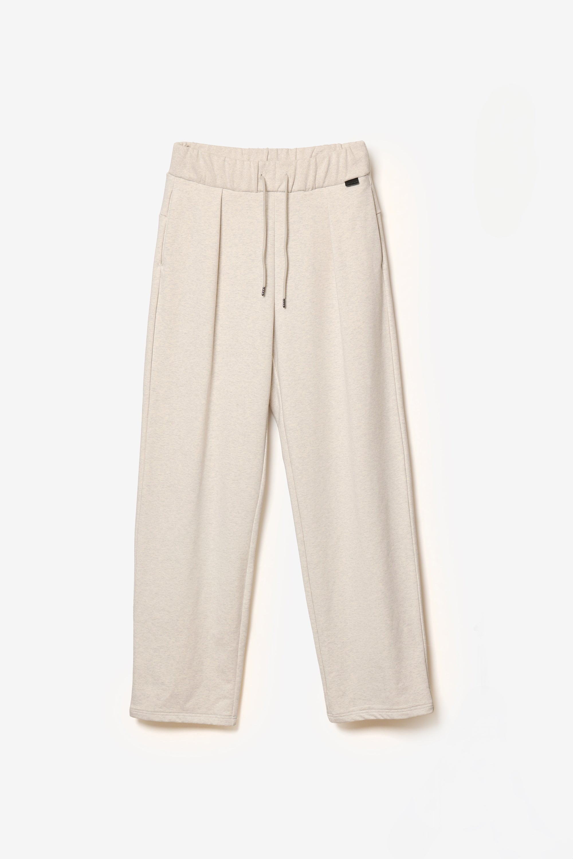 コットンストレッチテリー 1タックイージーパンツ