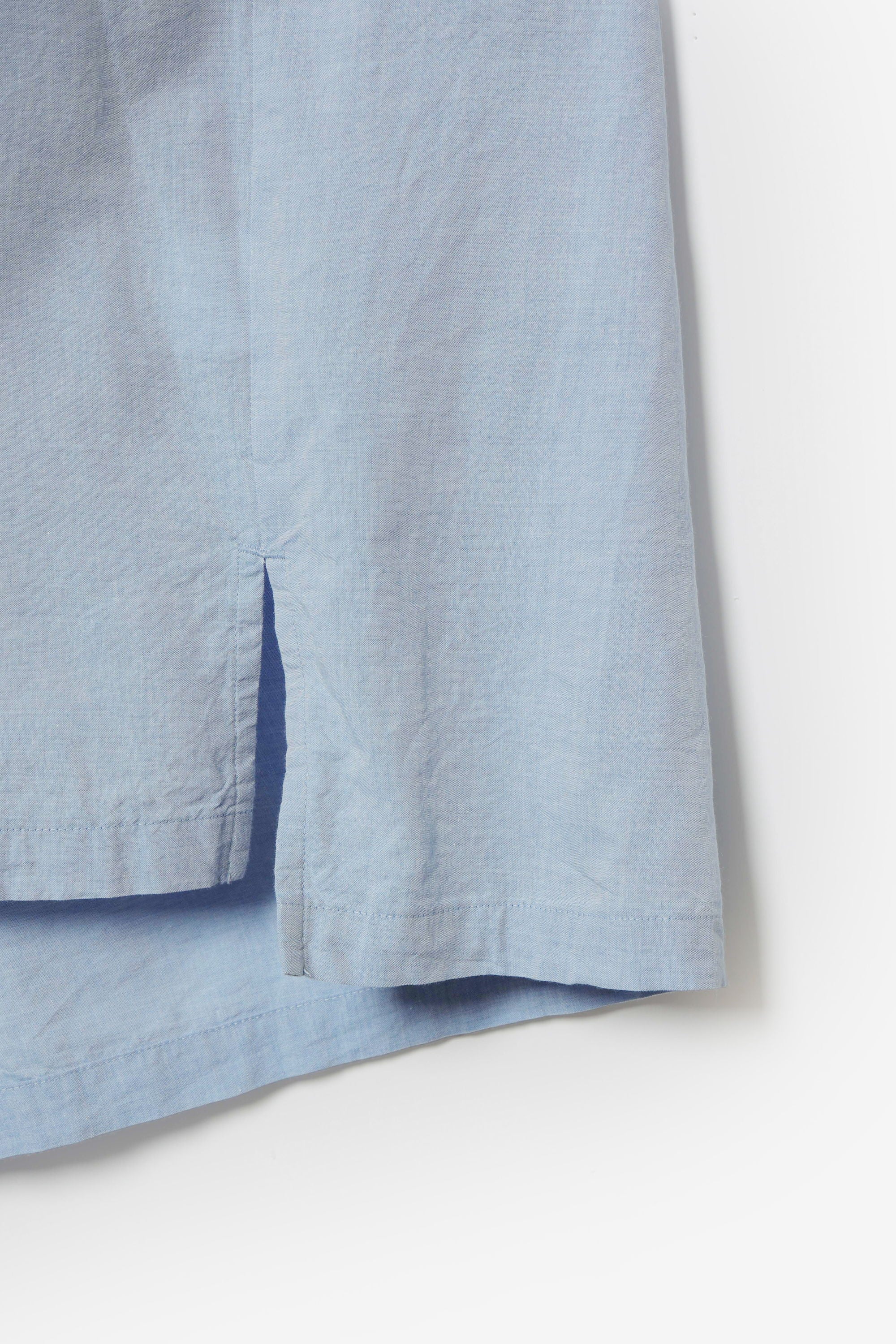 コットン/テンセル ジャカードローン キューバシャツ S/S