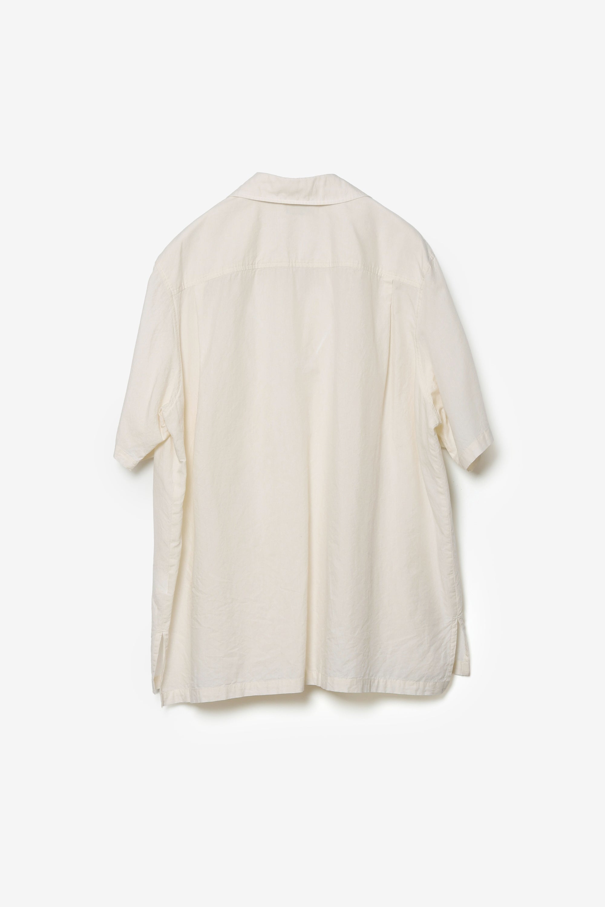 コットン/テンセル ジャカードローン キューバシャツ S/S