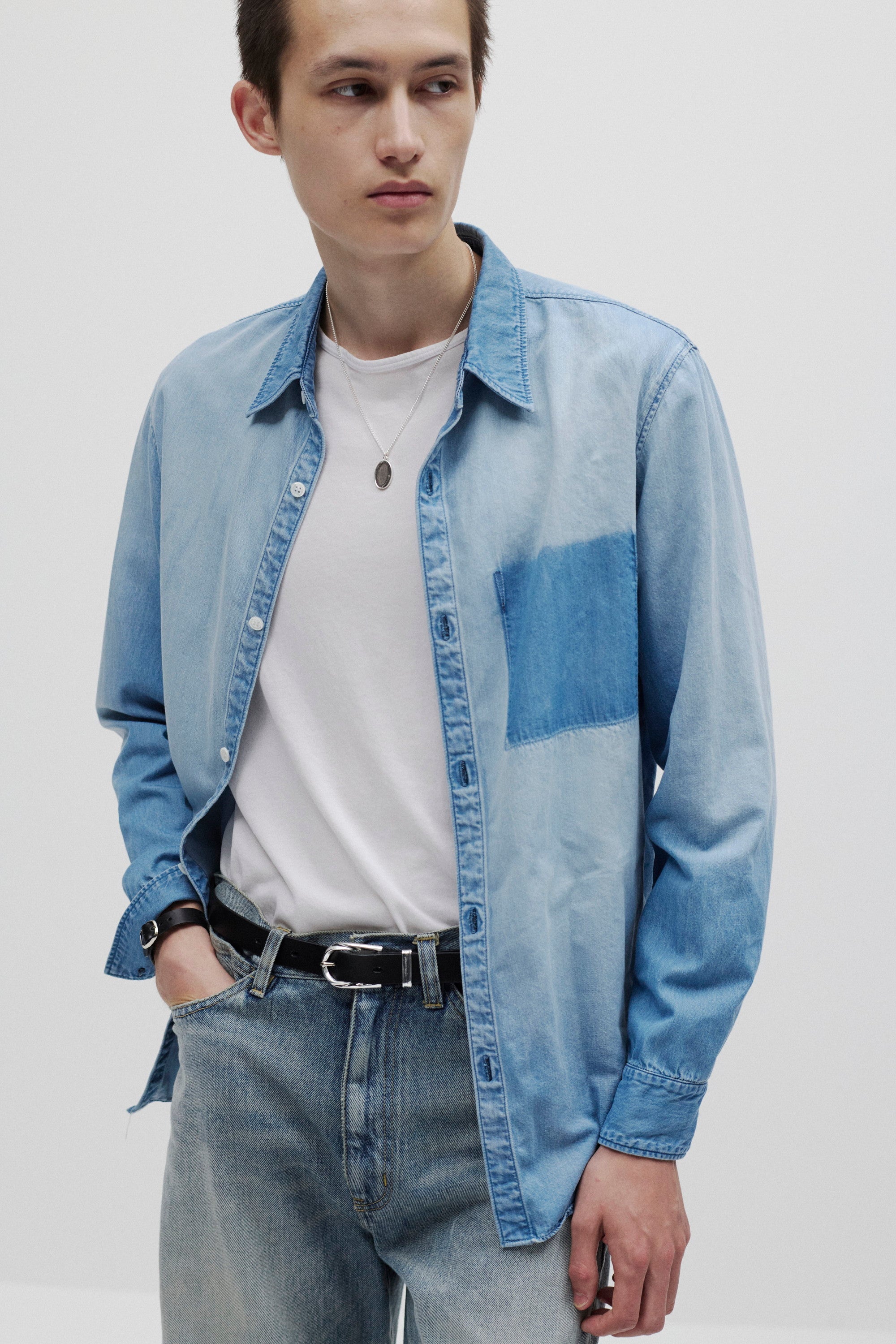 6オンスデニム L/Sシャツ