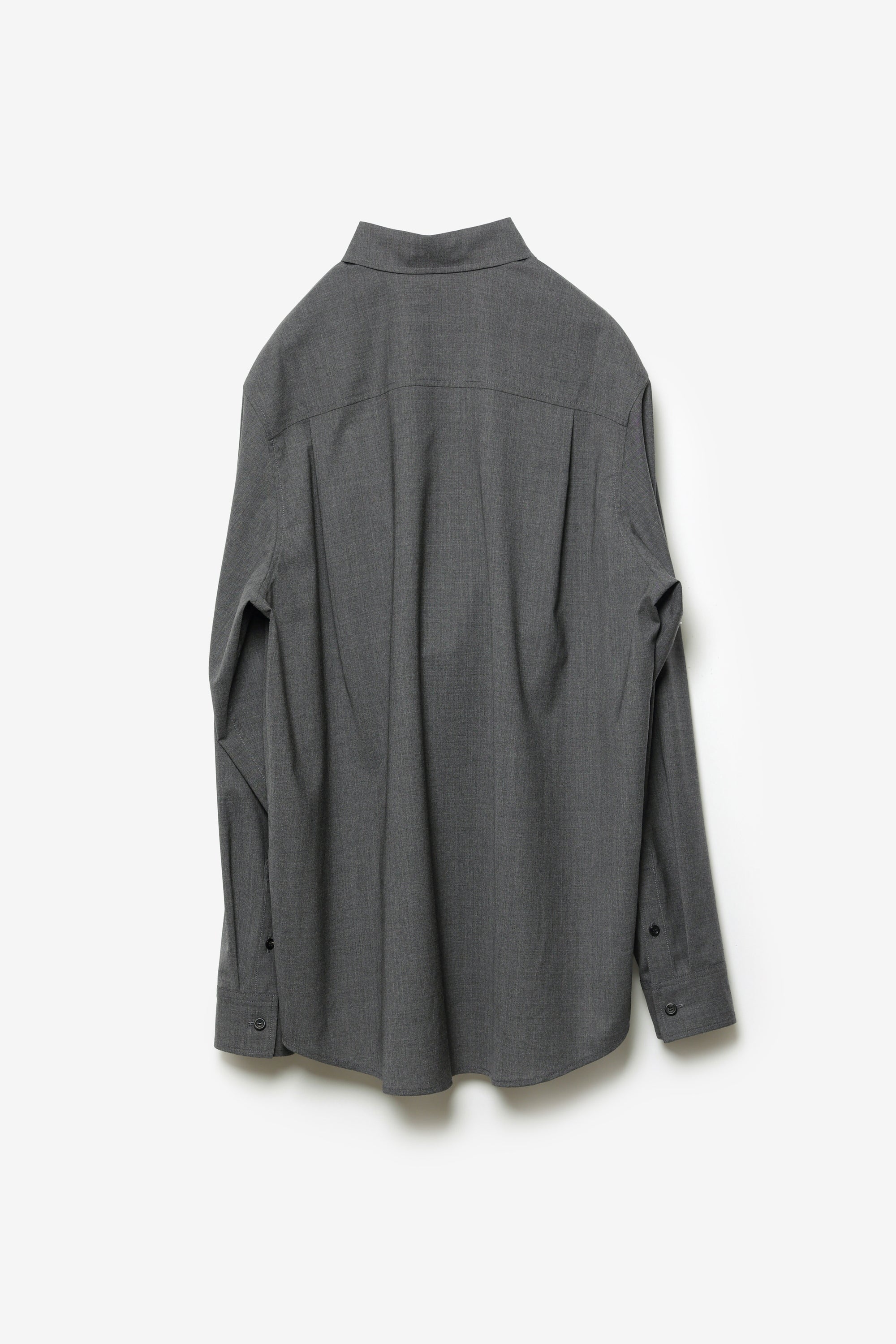 ウール/トリアセテート ストレッチトロ L/Sシャツ〔AS61-088〕