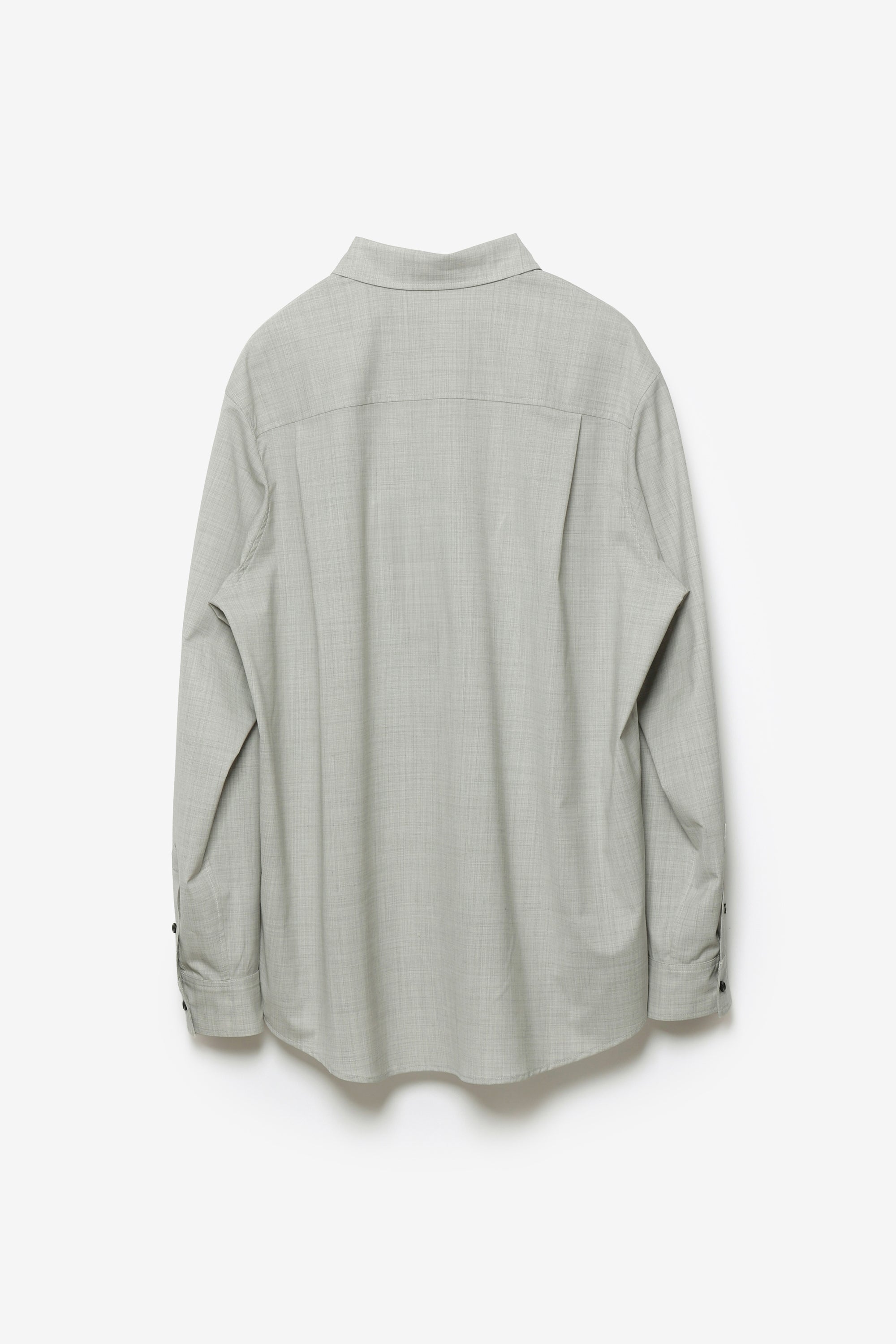 ウール/トリアセテート ストレッチトロ L/Sシャツ〔AS61-088〕