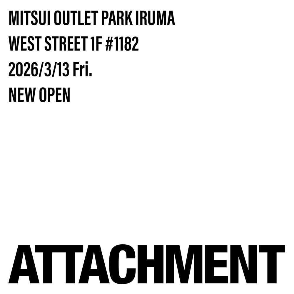 3/13〜6/28 三井アウトレットパーク入間にて期間限定POP-UP STOREを開催