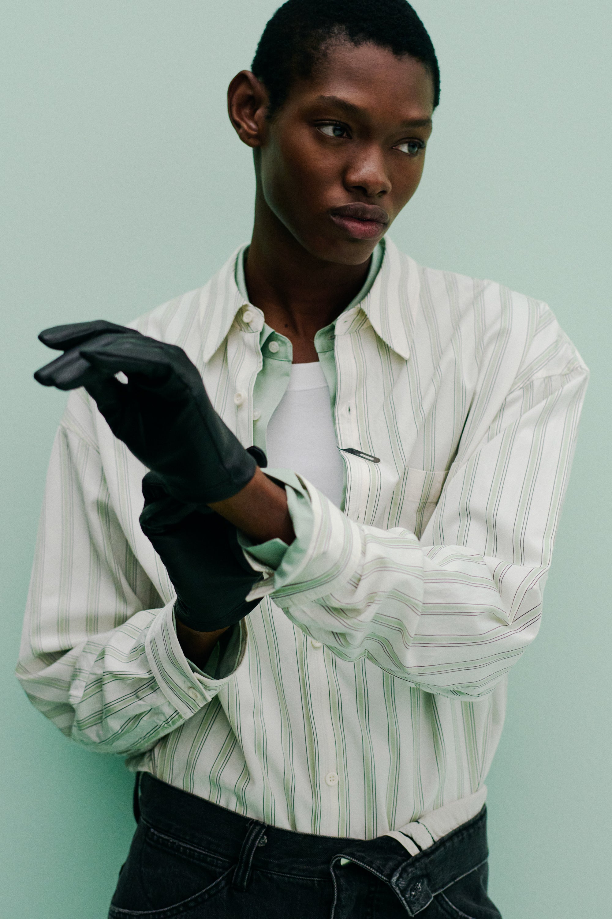 AA52-094 ストレッチシープレザー グローブ