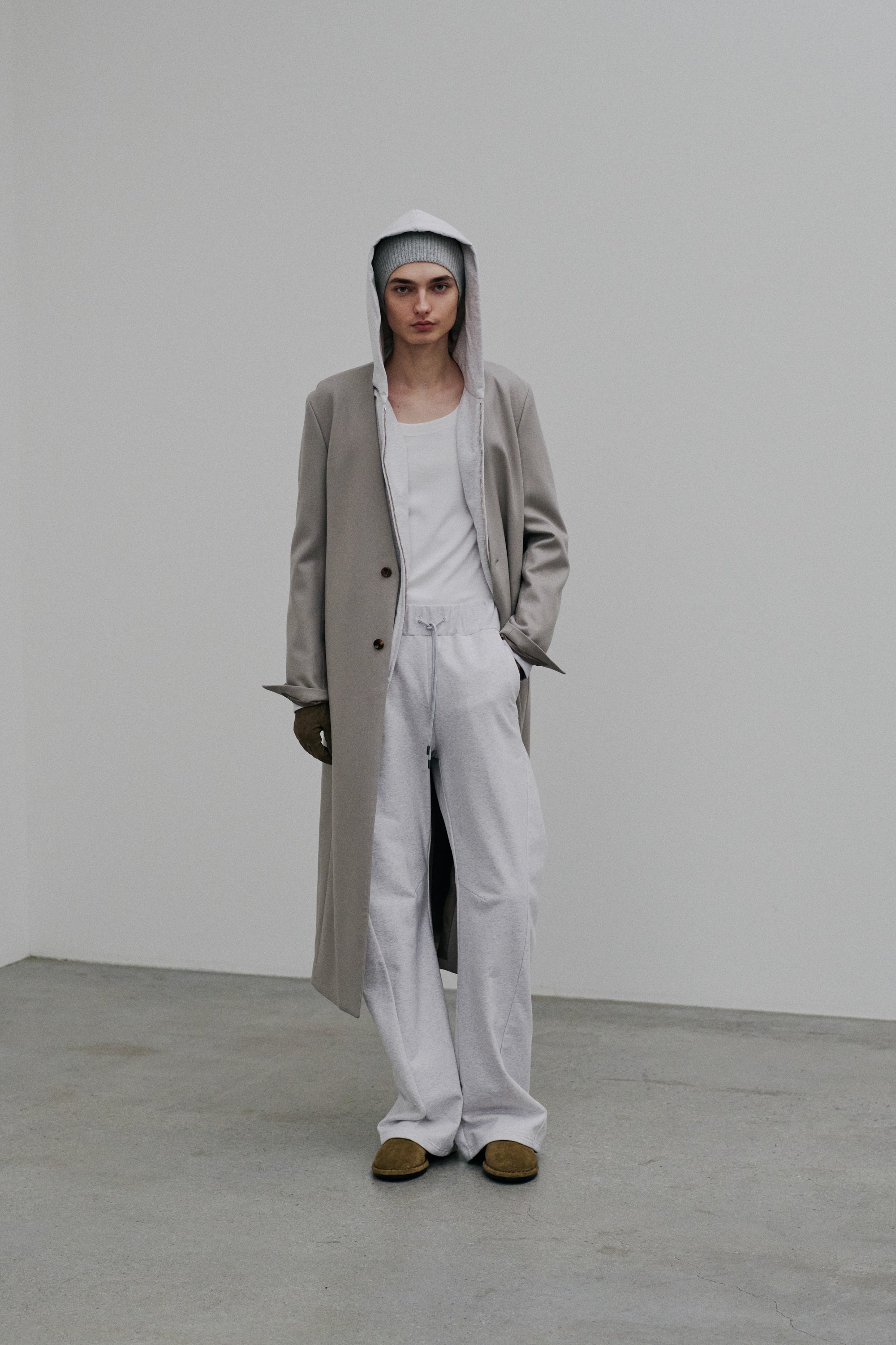 AA52-038 カシミヤニット ビーニー