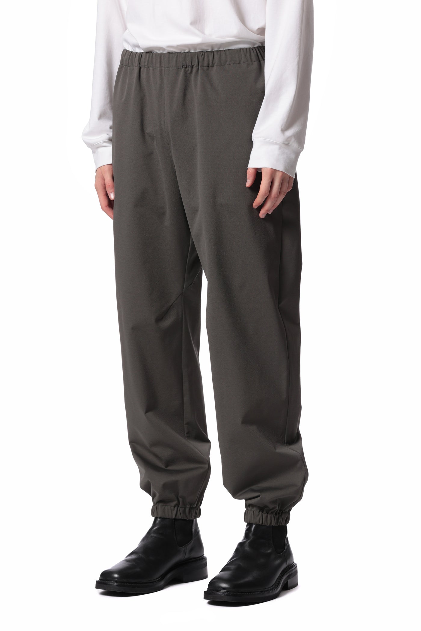 AP41-005 Polyester high gauge jersey wide jogger pants