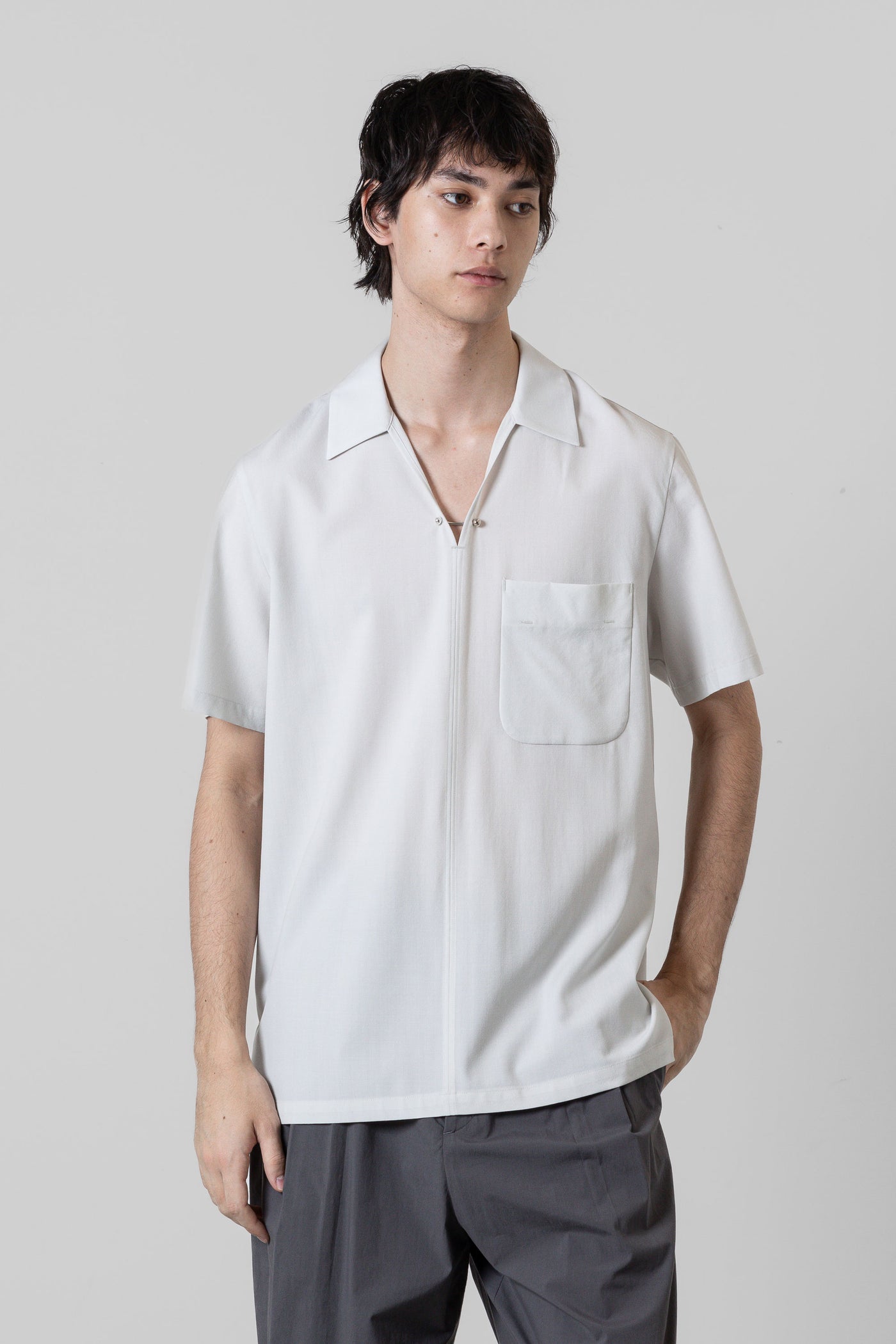 Released in February AS41-050 Wool Tropical Skipper Shirt S/S