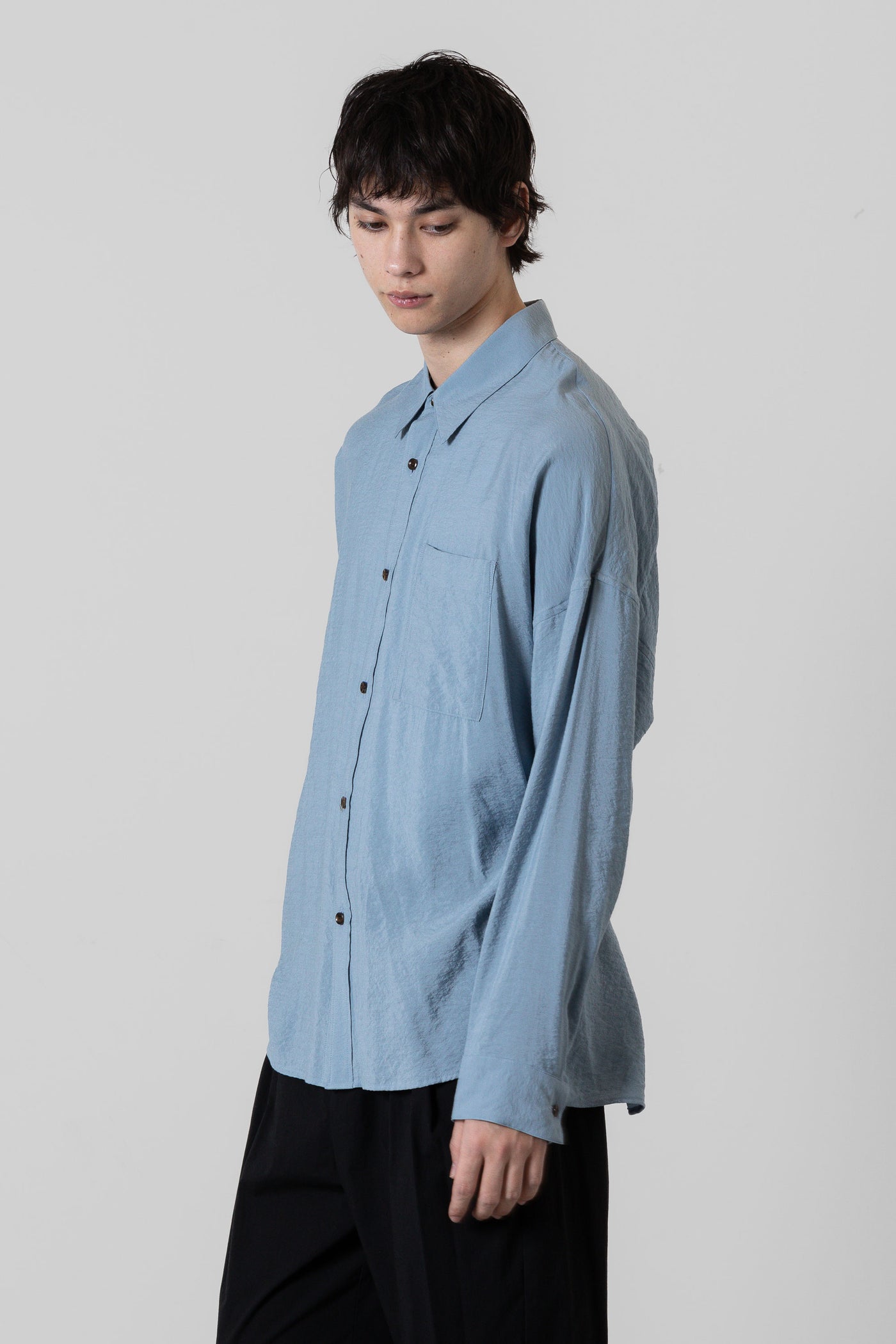 Released in February AS41-012 Rayon/Nylon Lawn Oversized Shirt