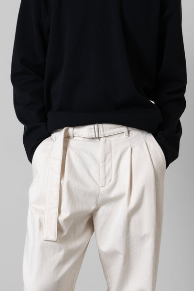2月发售 AP41-059 11oz 牛仔布 2 褶宽锥形裤配腰带