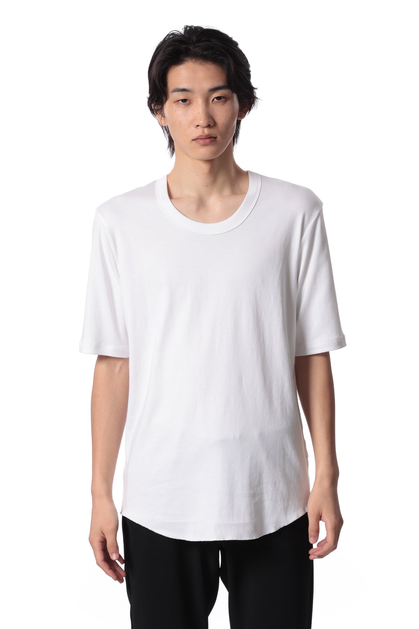 Released in February AJ41-067 Suvin Cotton Rib O-neck T-shirt
