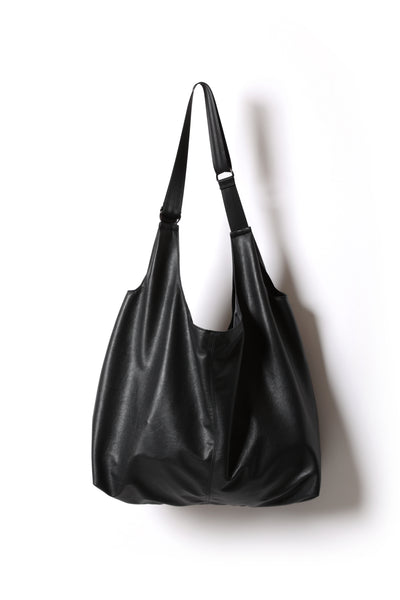 AA41-107 Synthetic leather shoulder shopping bag