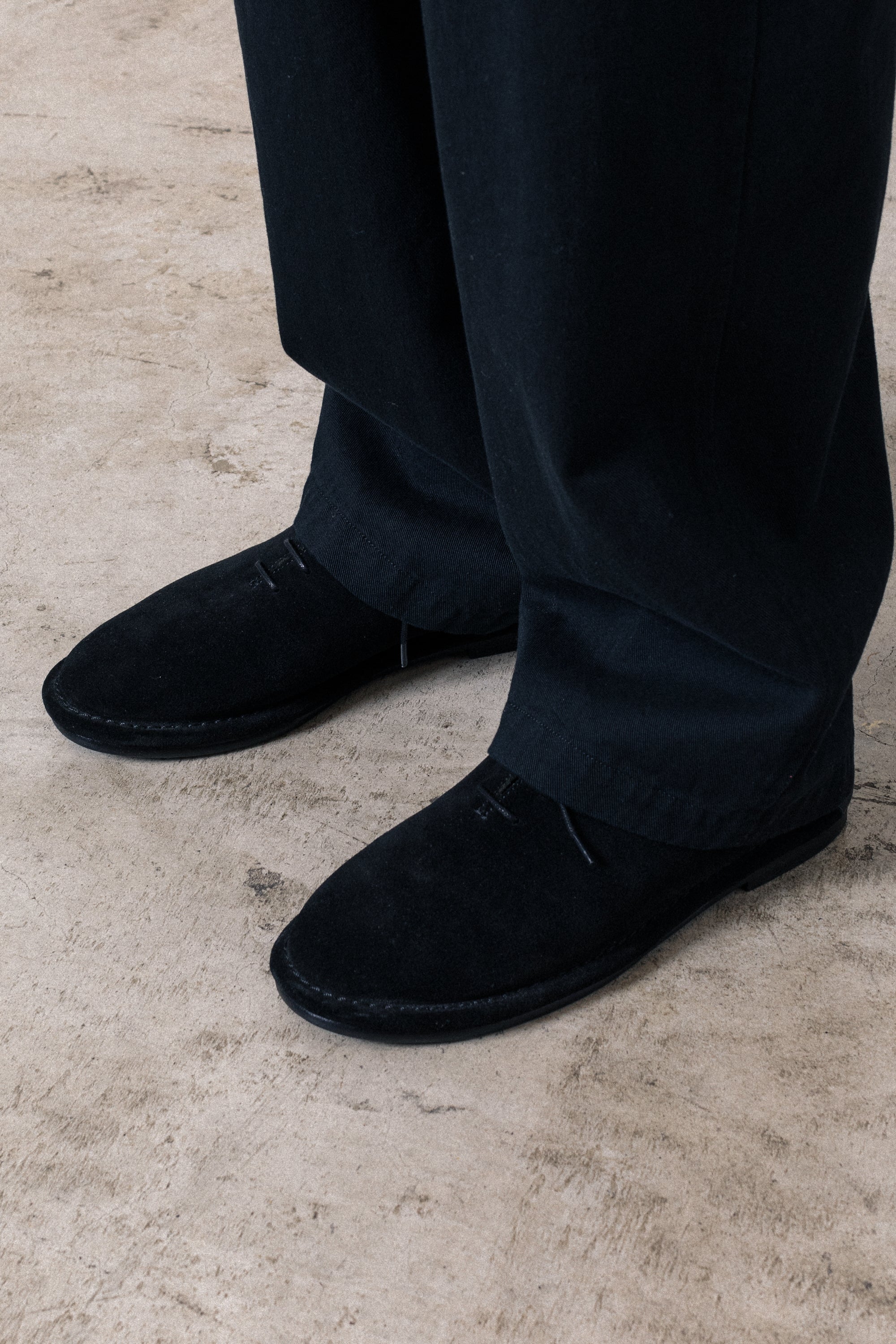 AA52-004 カウレザースウェード バブーシュ