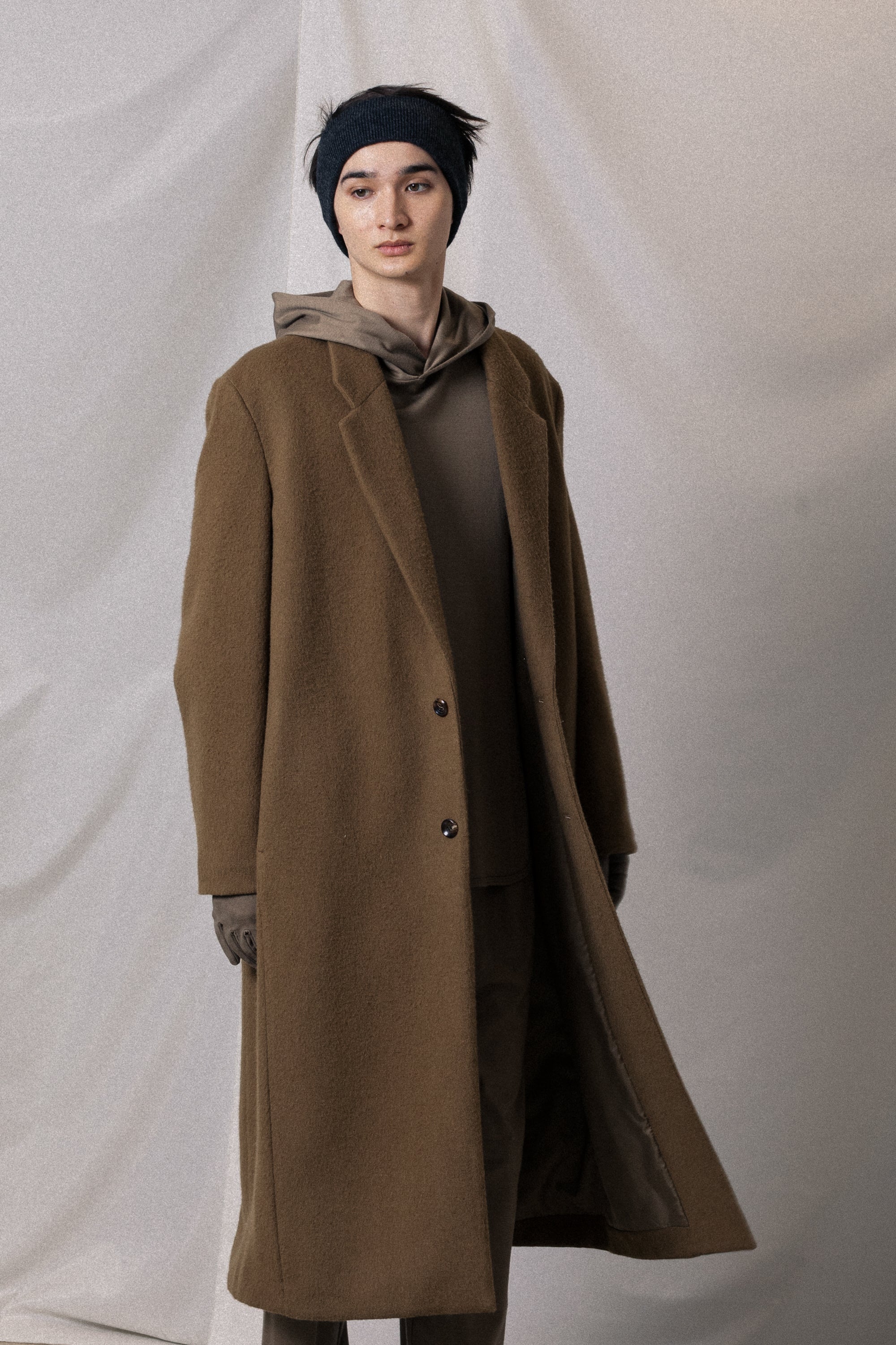 AA52-037 カシミヤニット ヘアバンド