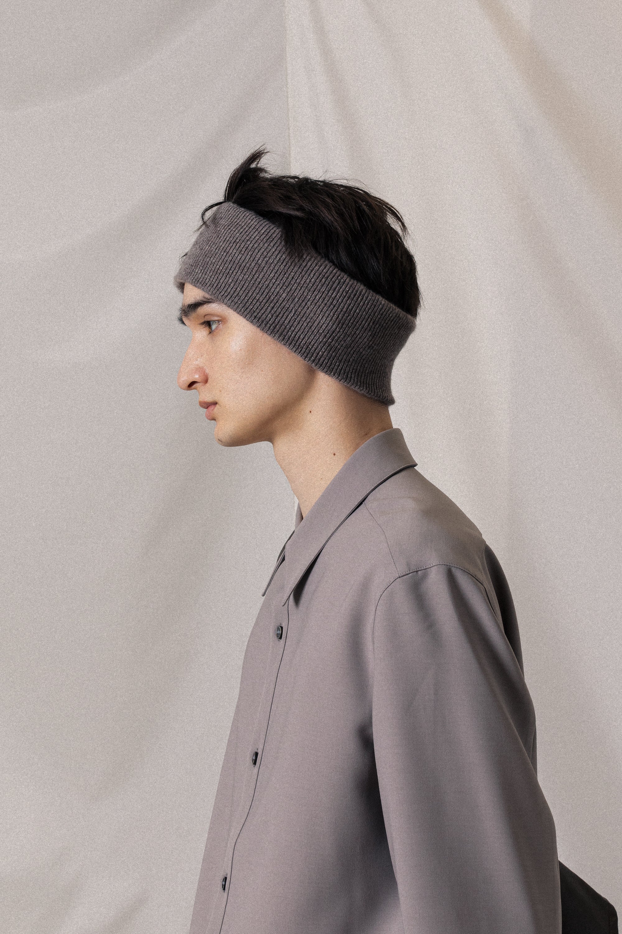 AA52-037 カシミヤニット ヘアバンド