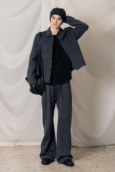 10月発売予定 AB52-039 ウール/カシミヤダブルフェイスビーバー トラッカージャケット