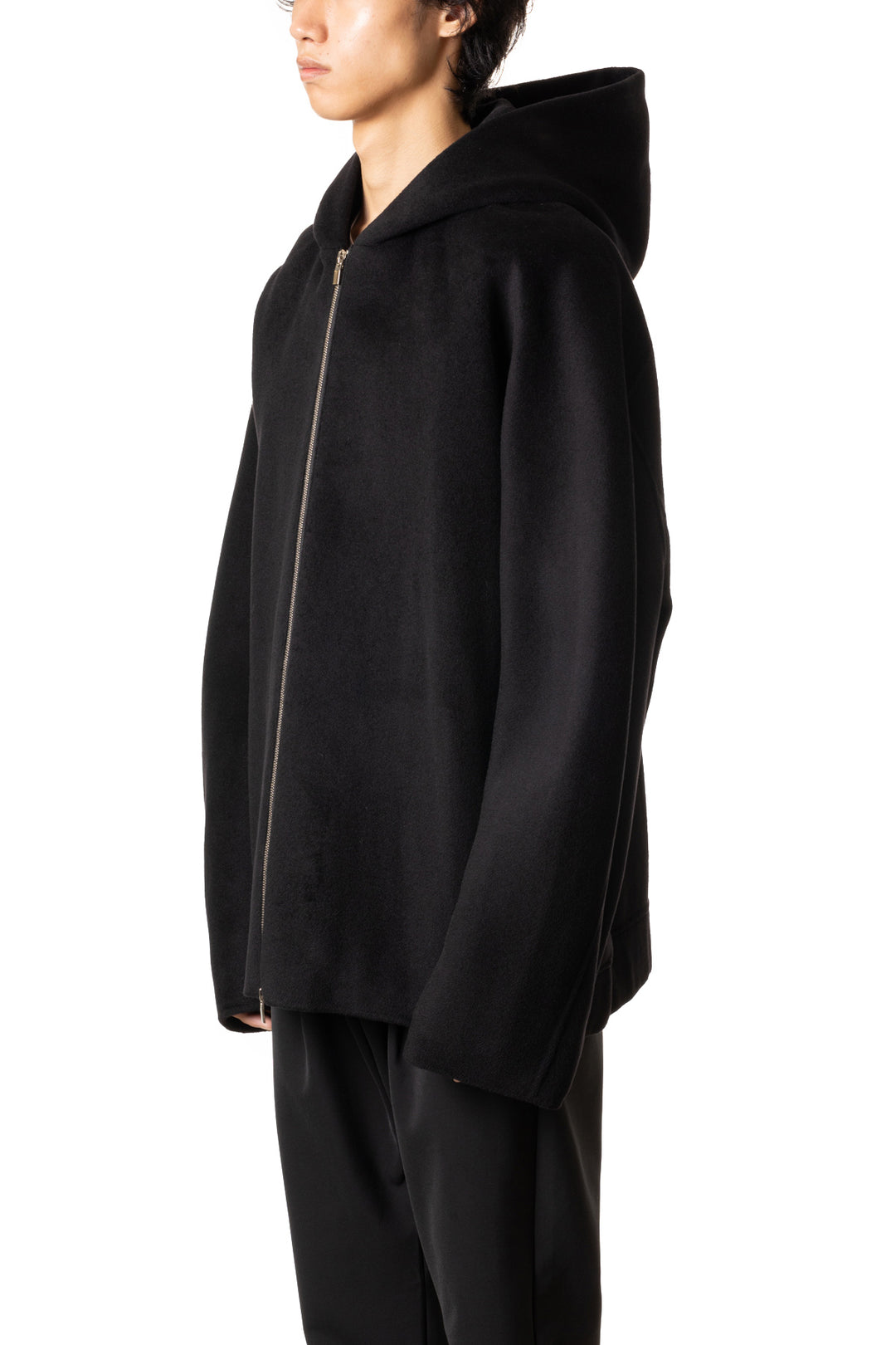 ATTACHMENT ダブルフェイス ビーバー ジップアップ シャツ