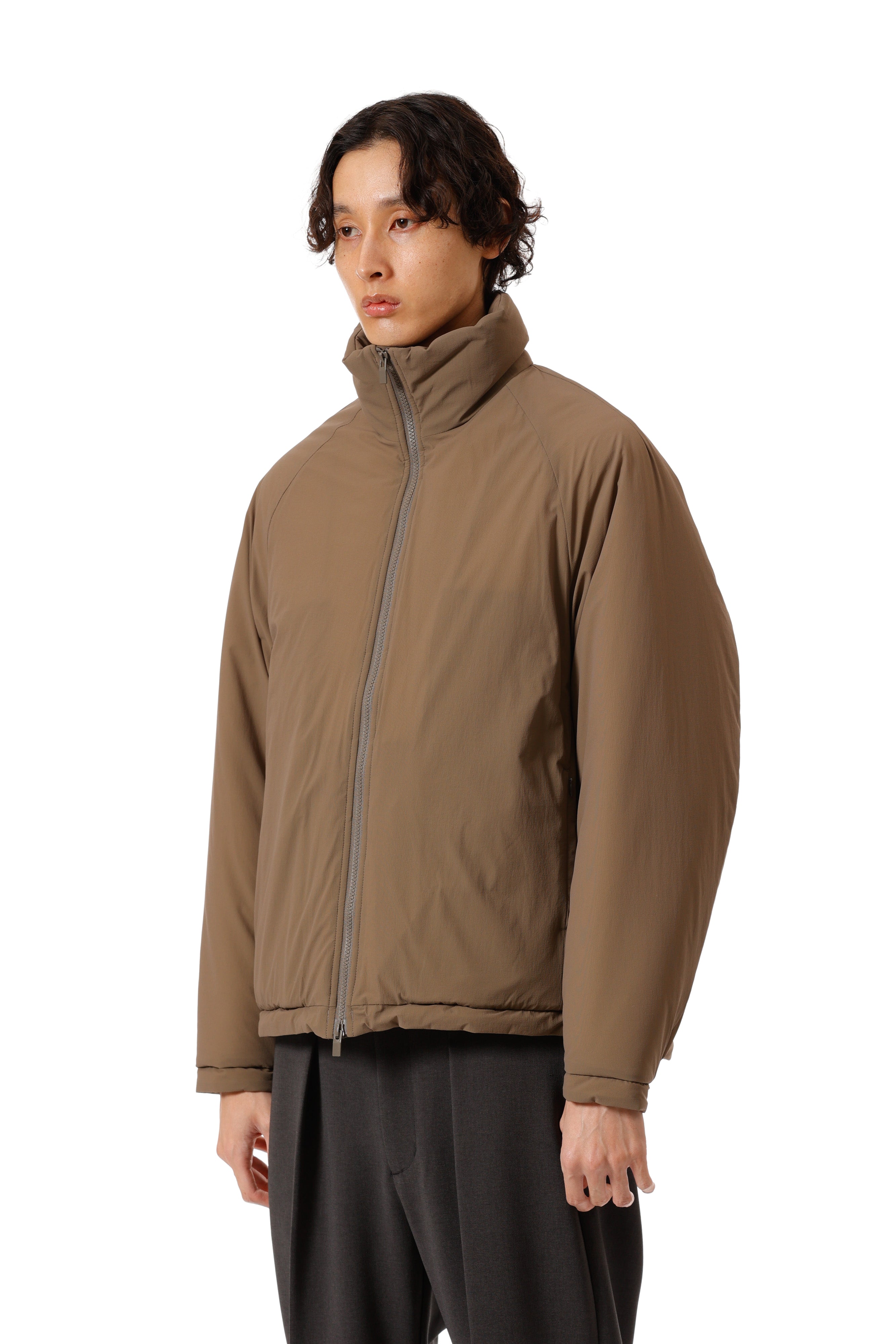 AB52-008 ナイロン2WAYストレッチクロス エクワックスジャケット