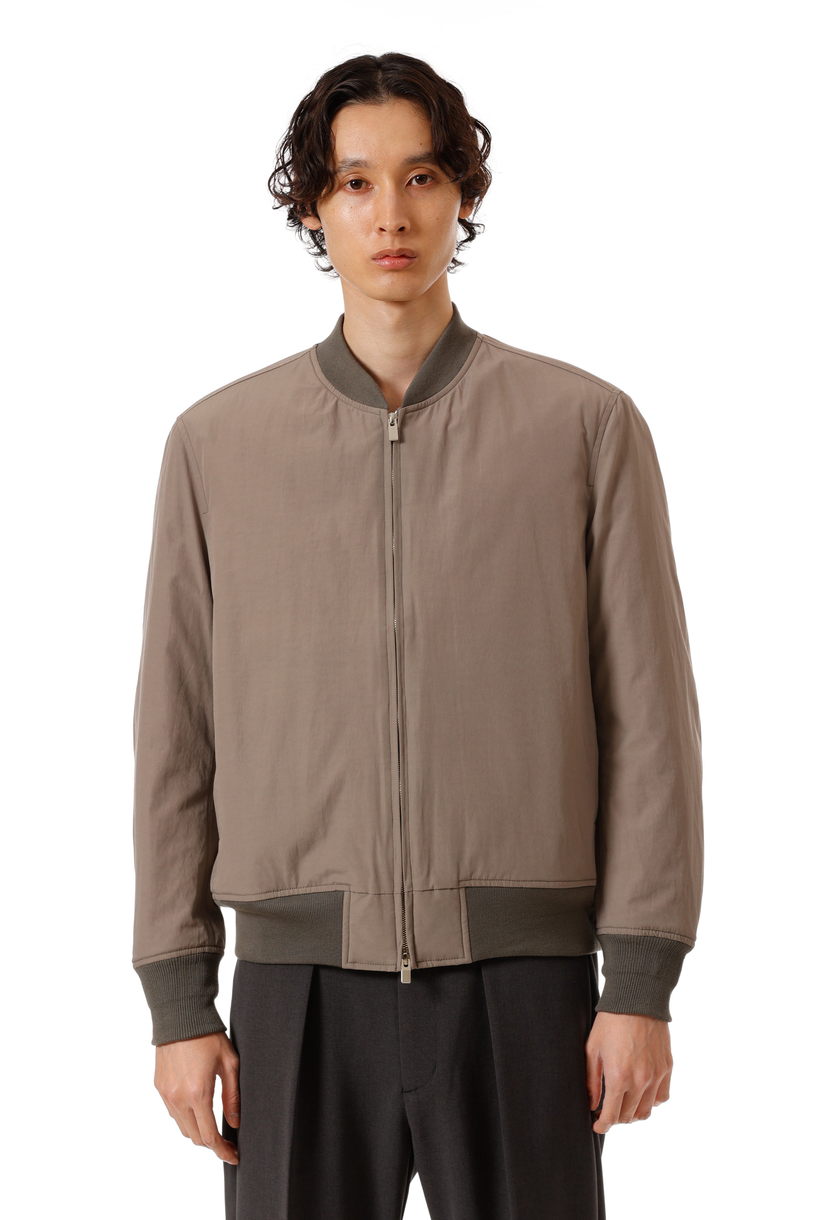 AB52-010 コットン/ナイロンウェザークロス 中綿 MA-1