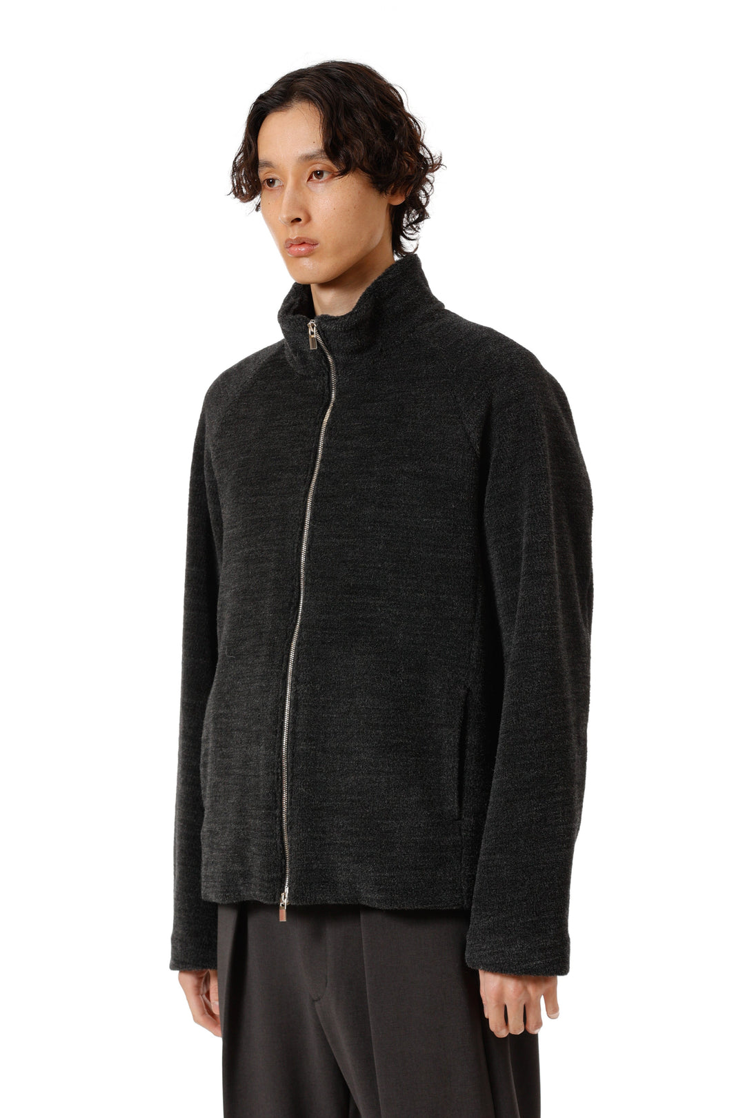 A.P.C. アーペーセー ウール　ジップアップジャケット ブルゾン アルパカ A.P.C. アーペーセー ウール ジップアップジャケット ブルゾ