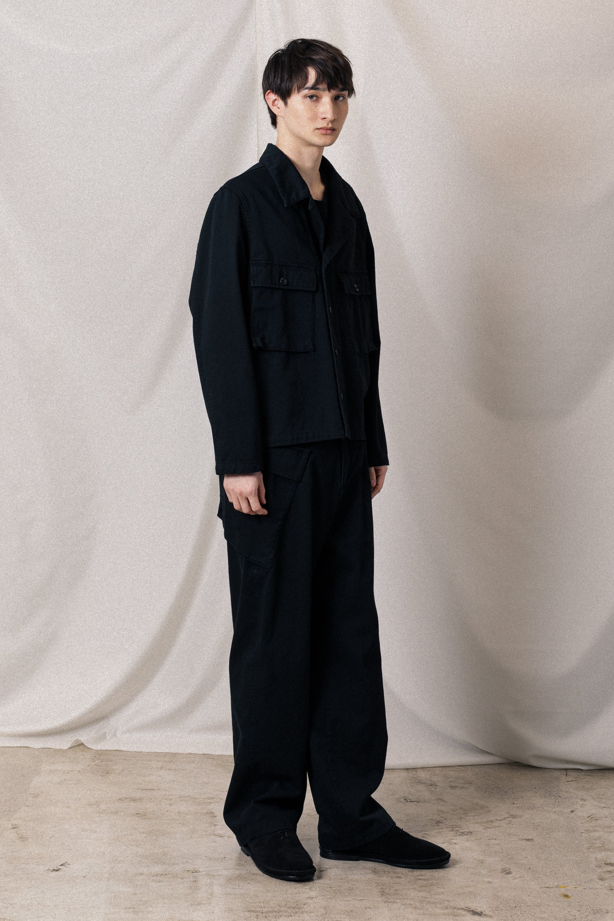 AB52-028 ウールアルパカボア ジップアップブルゾン