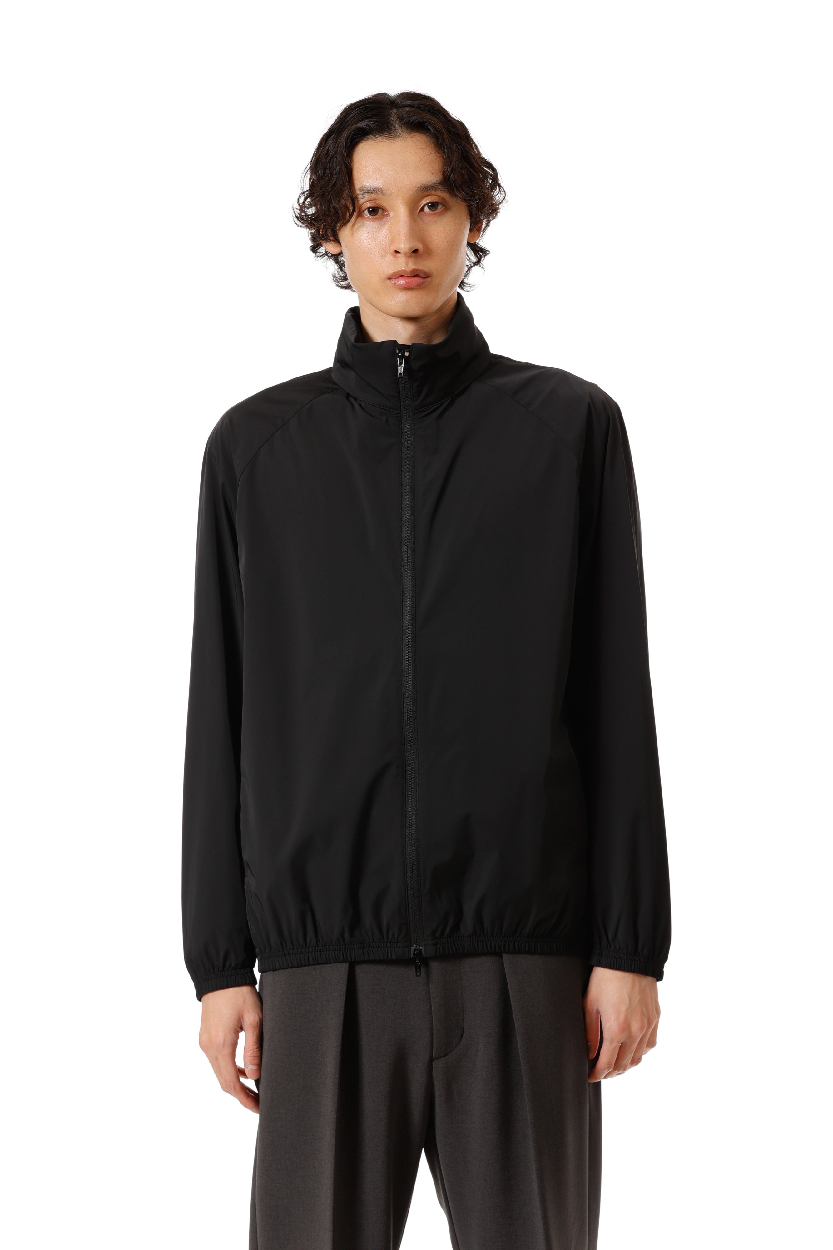 AB52-041 ナイロン2レイヤーストレッチ ライトブルゾン