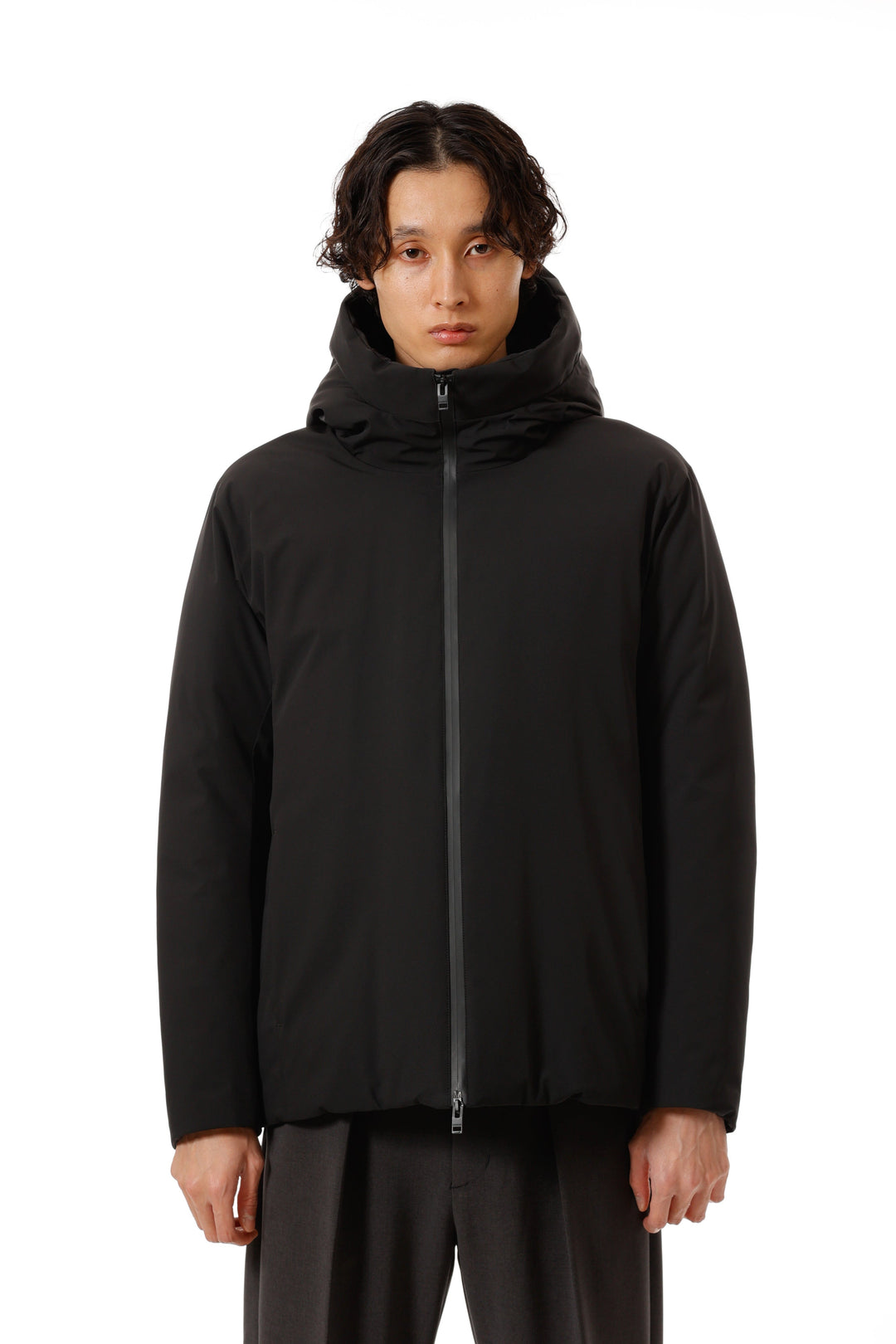 黒 レザージャケットATTACHMENT JACKET