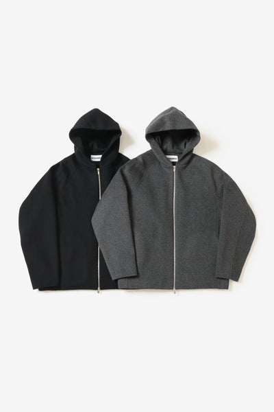 10月発売予定 限定商品 AB52-113 ウールカシミヤダブルフェイスビーバー  フーデットブルゾン