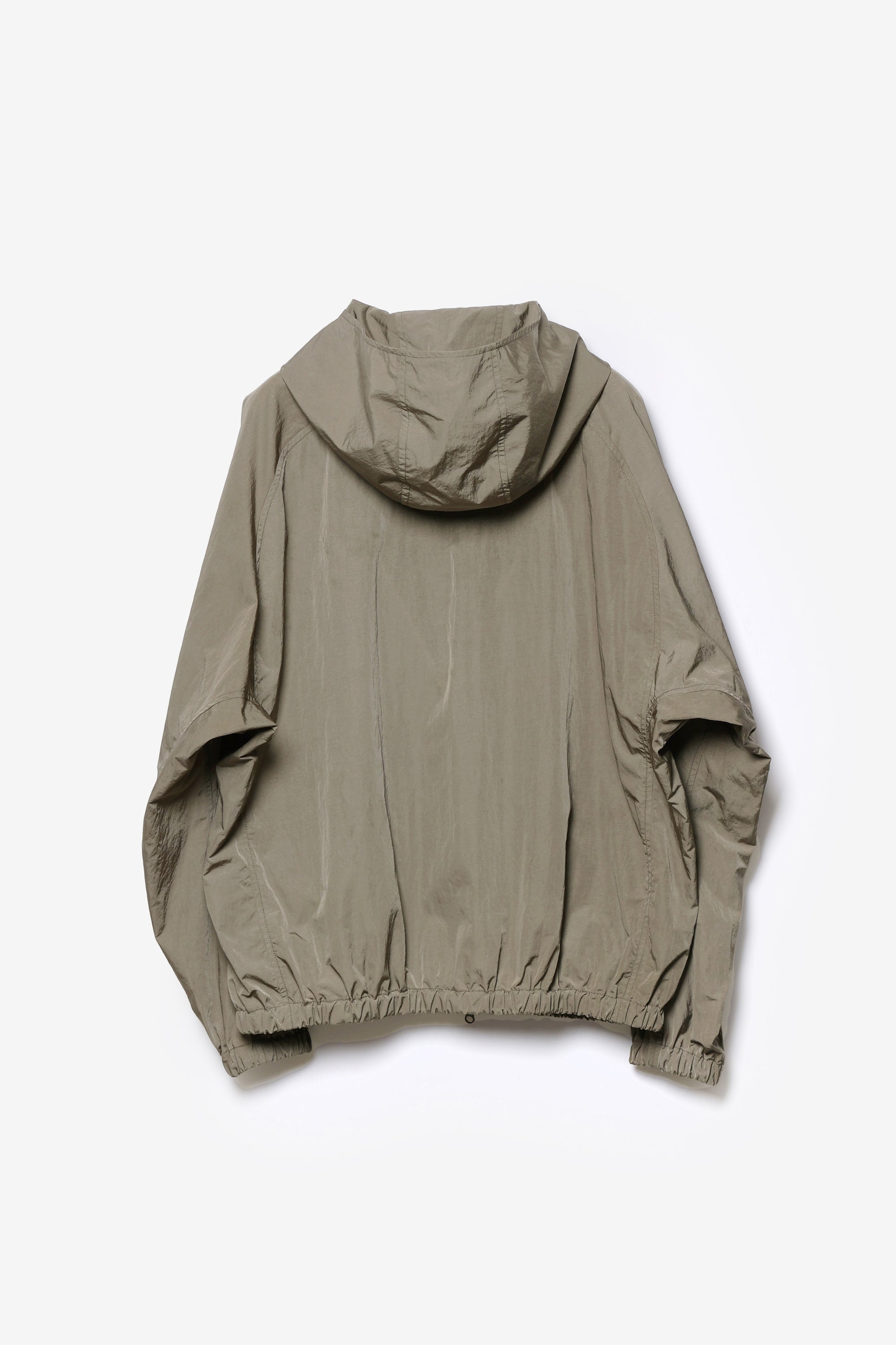 ナイロンタフタ フーデットトラックジャケット