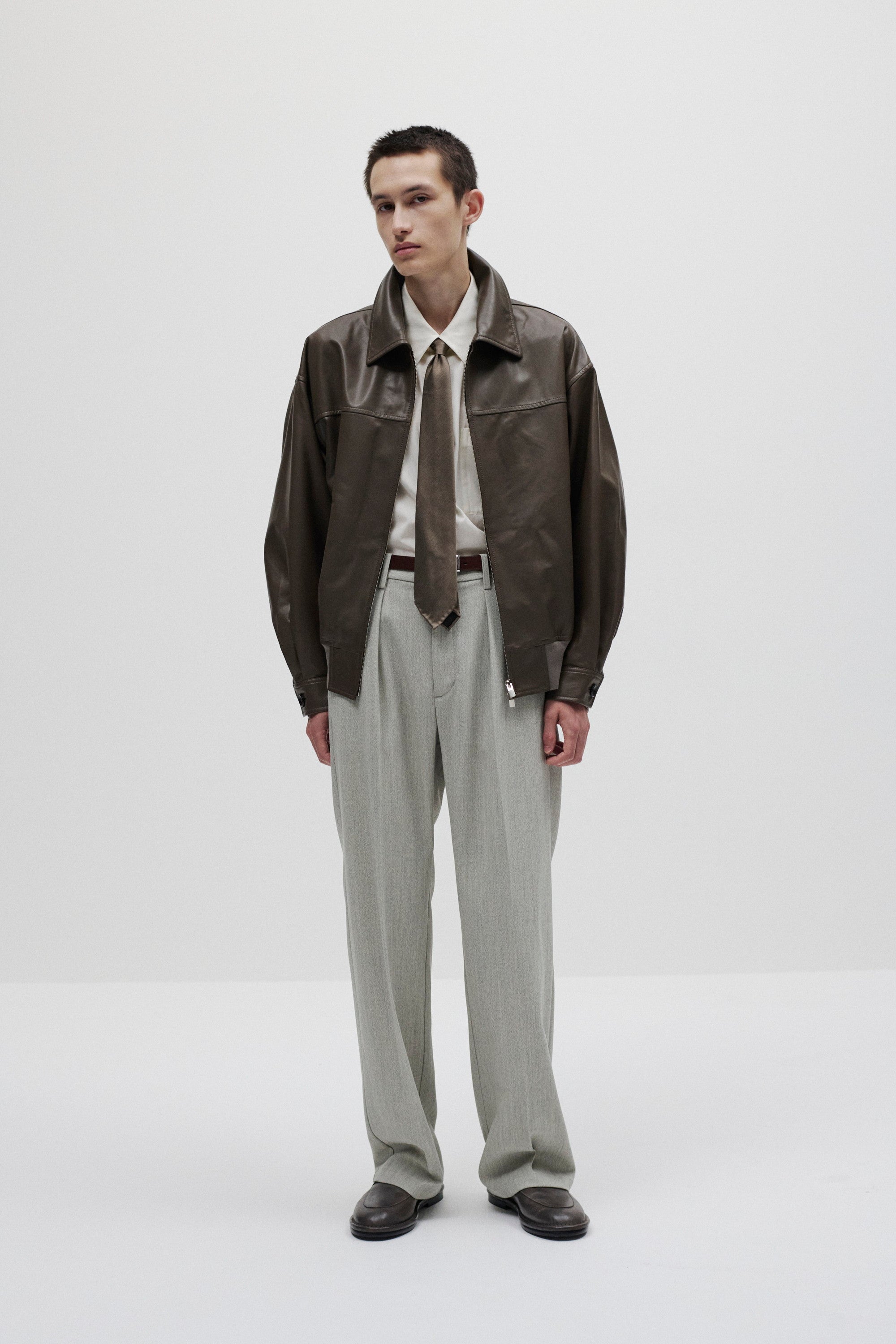 ラムレザー フライトジャケット