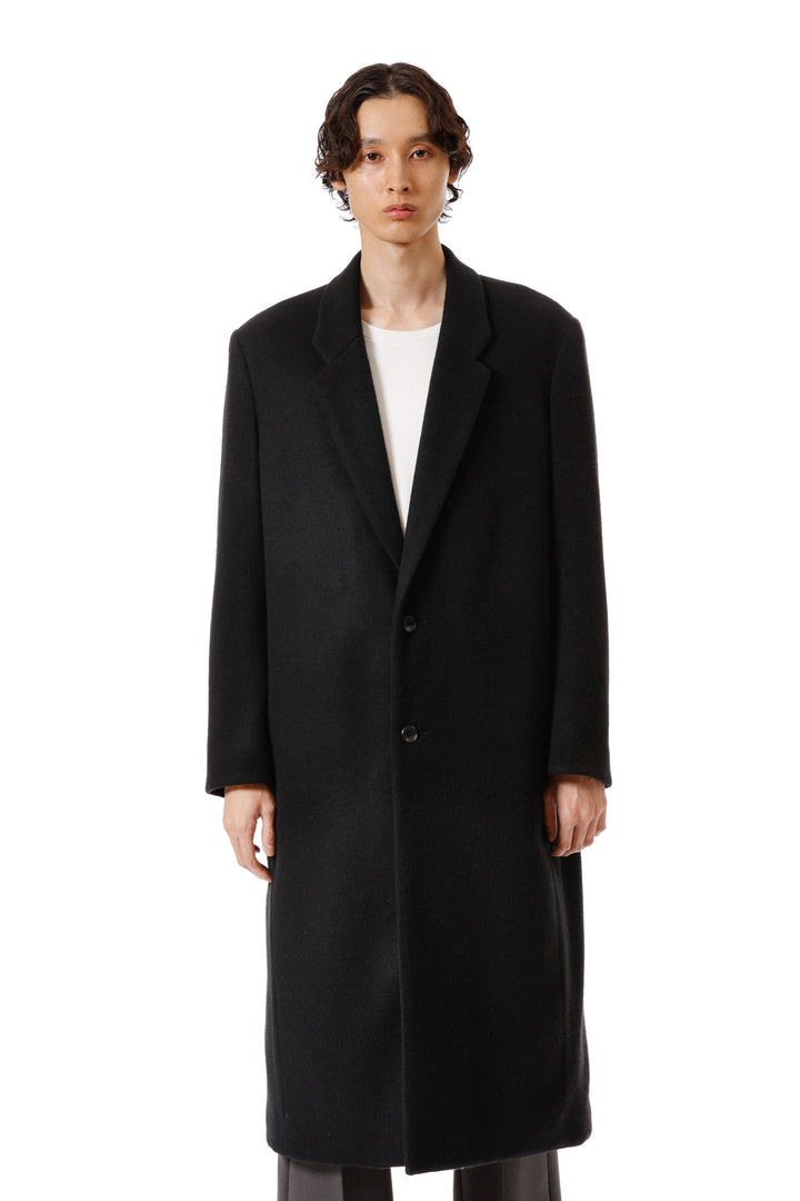 AC52-009 ウールシャギー パディングチェスターコート