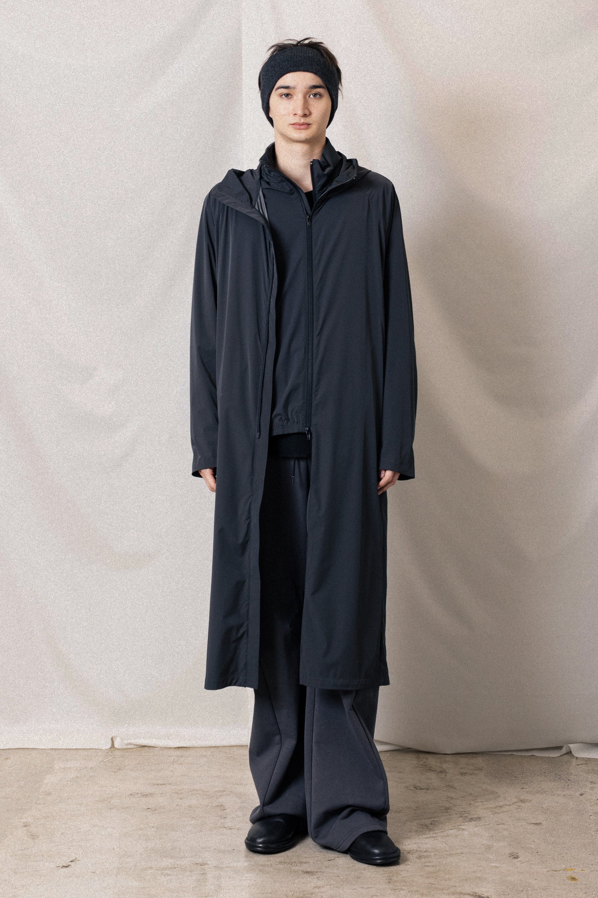 AC52-042 ナイロン2レイヤーストレッチ ライトフードコート