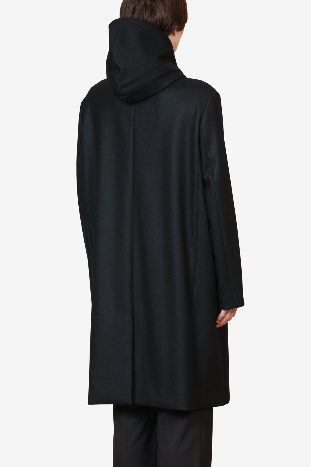 フーデットコート 限定商品 AC52-118 ウールダブルメルトン ジップアップフーデットコート