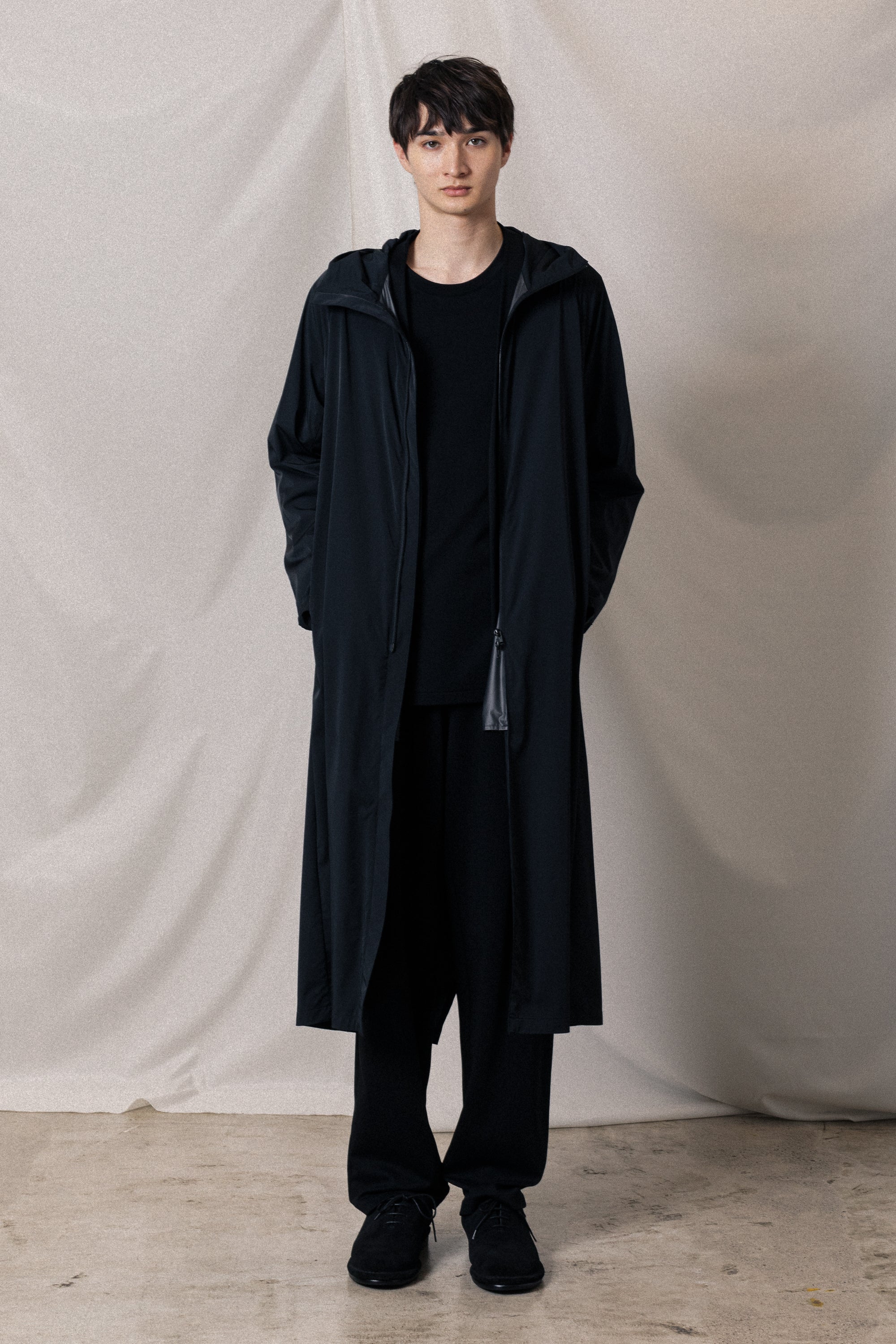 AC52-042 ナイロン2レイヤーストレッチ ライトフードコート