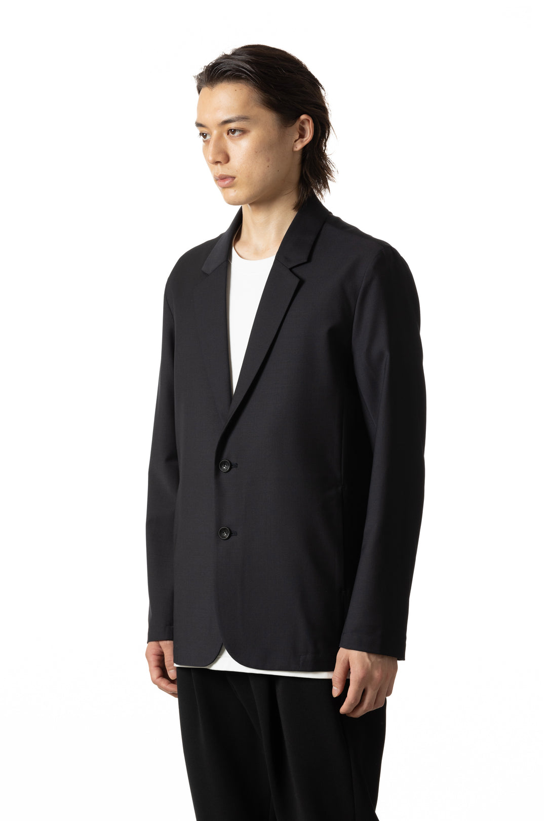 AG51-018 ポリエステル/ウール ストレッチトロピカル 2Bジャケット AG51-018 ポリエステル/ウール ストレッチトロピカル 2Bジャケット