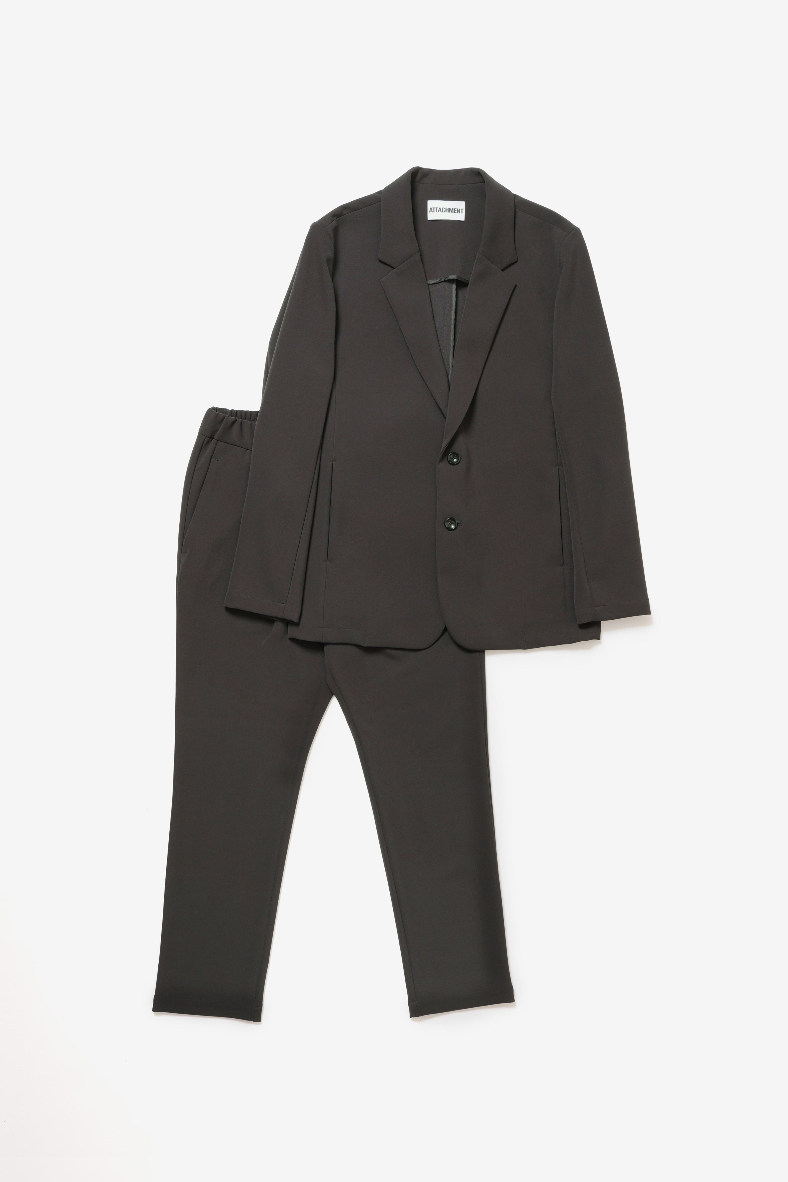 AG52-077 ポリエステルストレッチダブルクロス 2Bジャケット