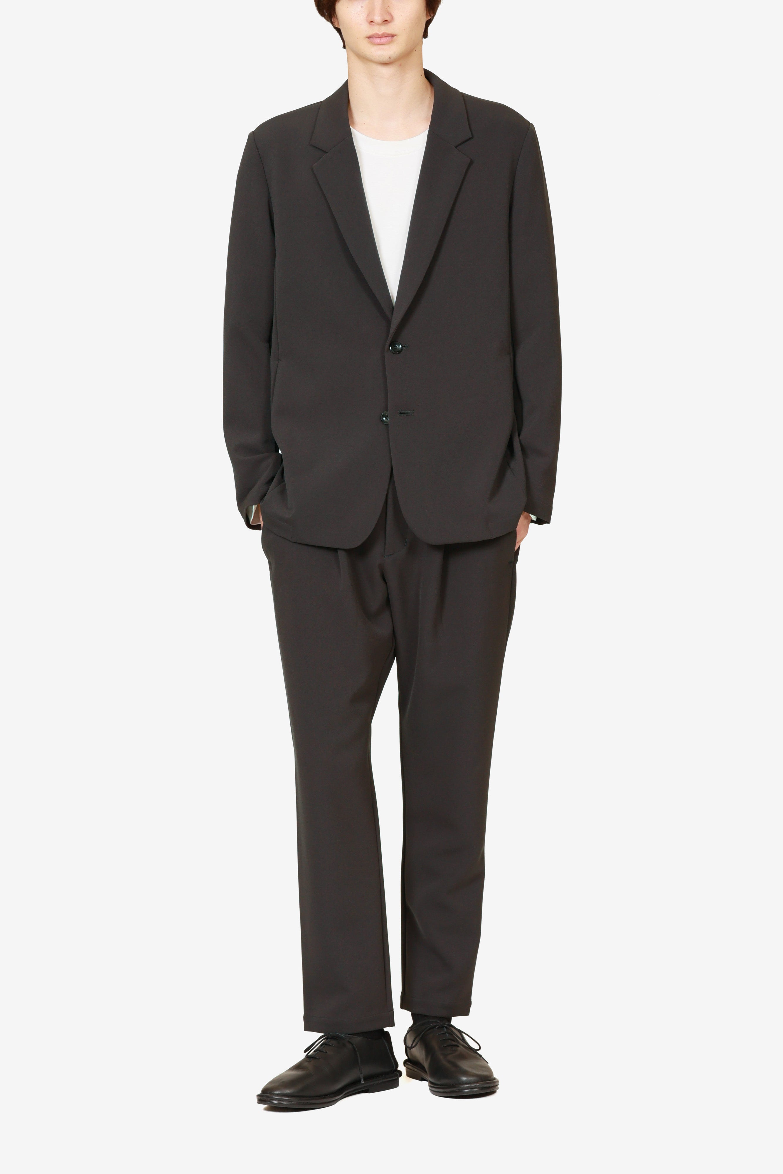 AG52-077 ポリエステルストレッチダブルクロス 2Bジャケット