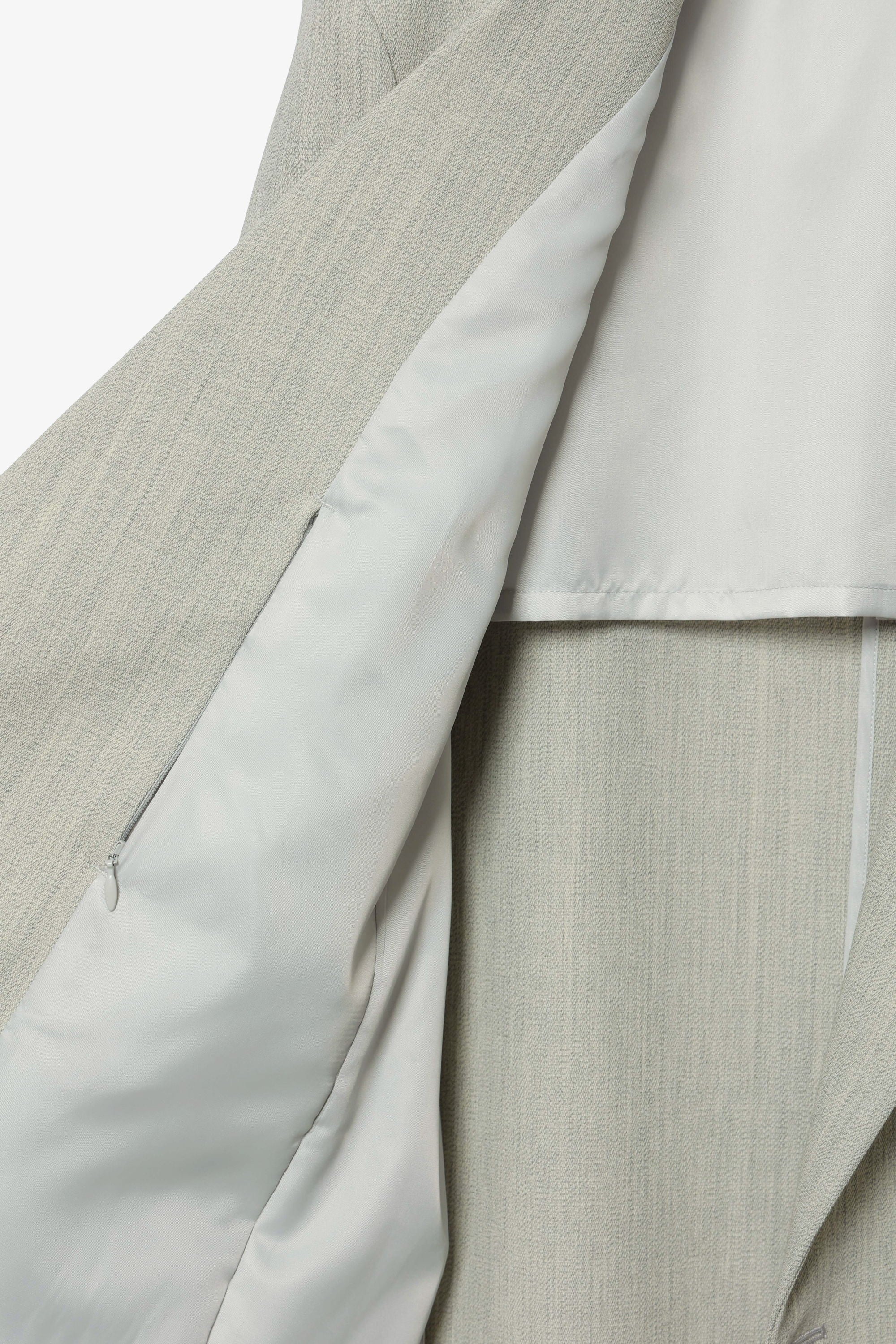 ポリエステル/コットン/リネンドライツイル ダブルブレステッドジャケット