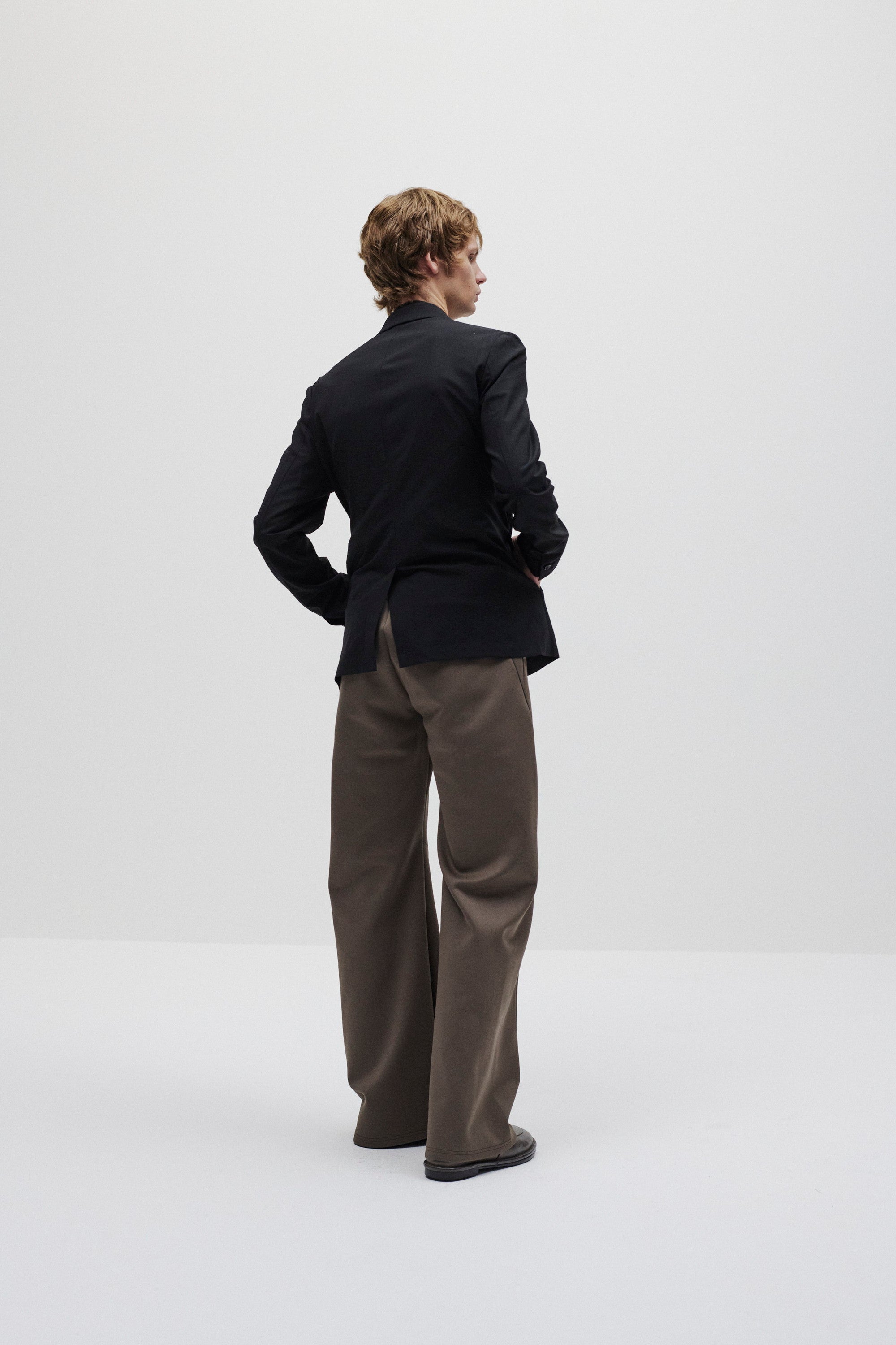 ウール/トリアセテート ストレッチトロ 2Bジャケット