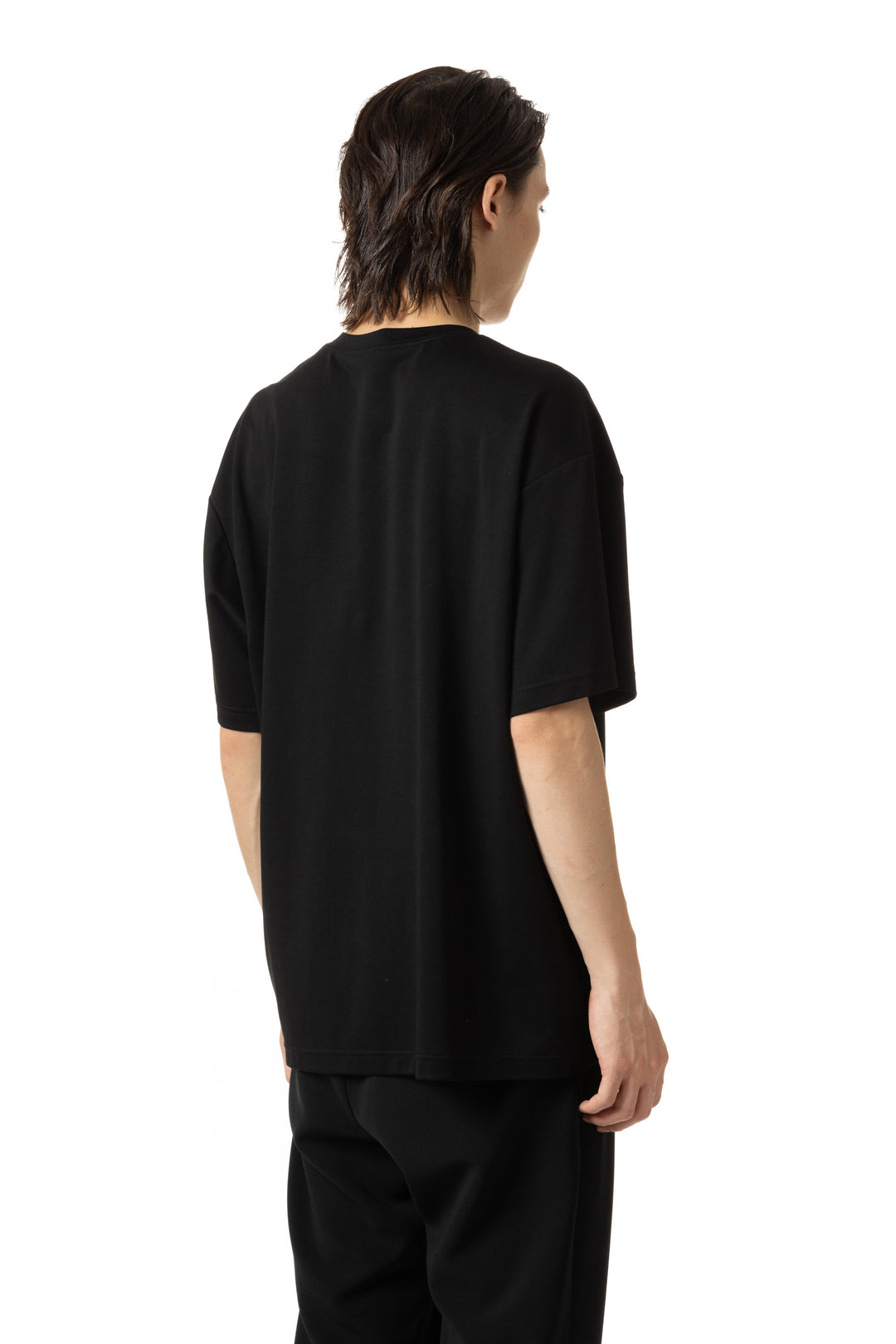 AJ51-051 コットンダブルフェイス オーバーサイズTシャツ