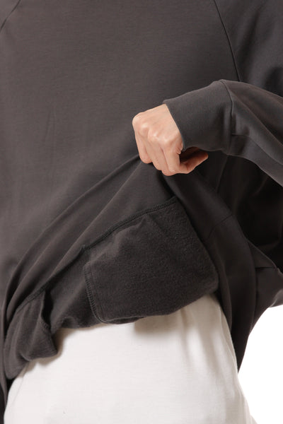 AJ52-052 コットンストレッチテリー プルオーバー