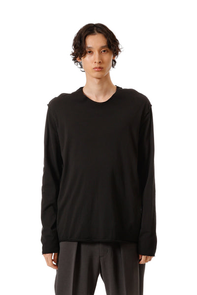 AJ52-091 ピマコットンジャージー スリムフィット レイヤード L/S カットソー