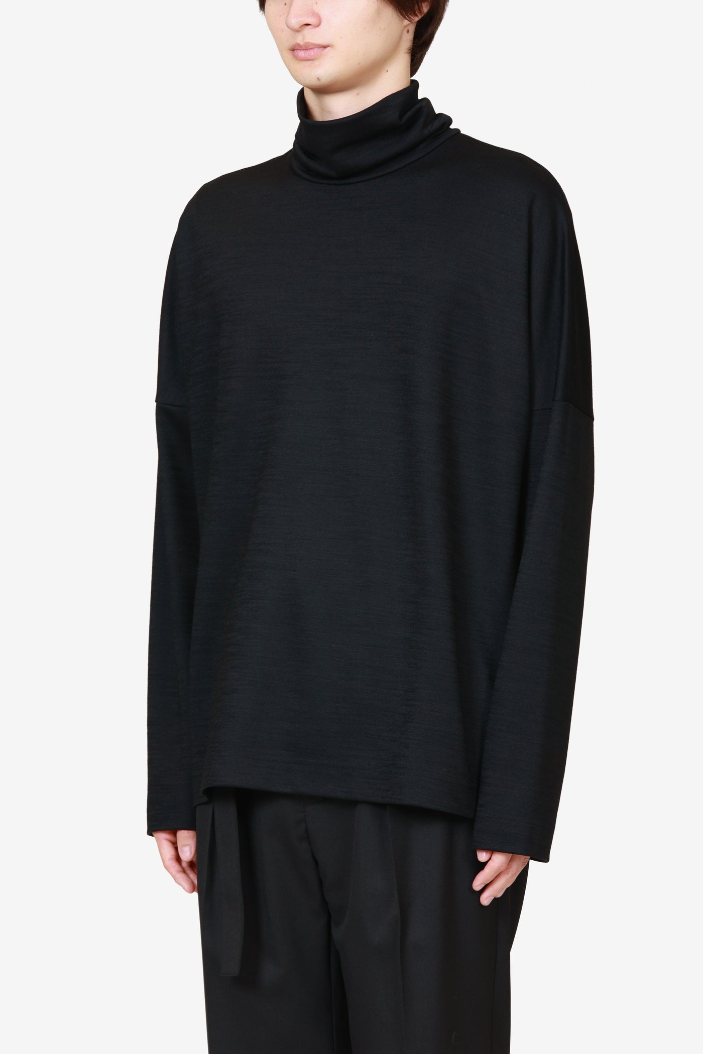 10月発売予定 限定商品 AJ52-114 ウール/ナイロンスムース ハイネックカットソーL/S