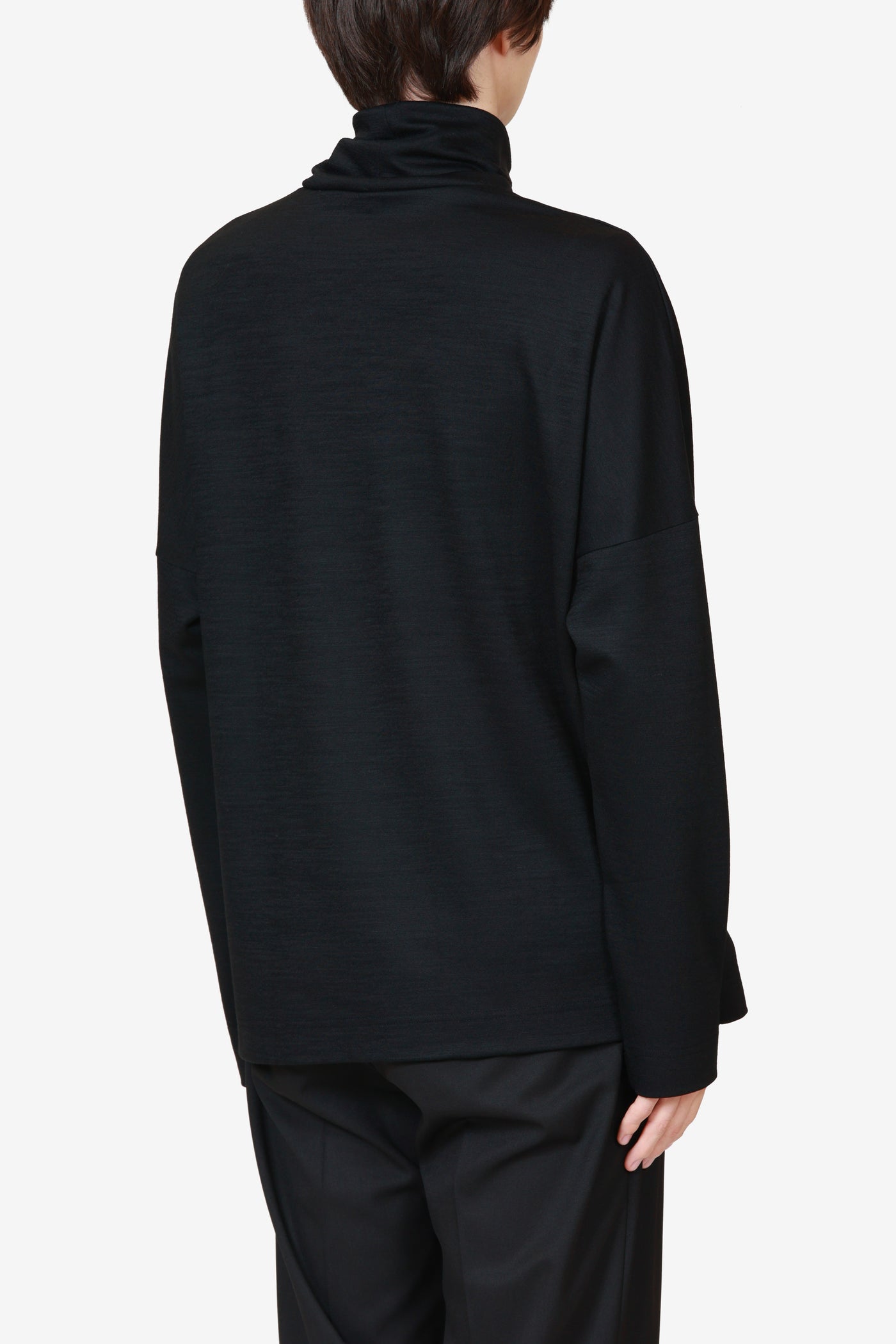 10月発売予定 限定商品 AJ52-114 ウール/ナイロンスムース ハイネックカットソーL/S