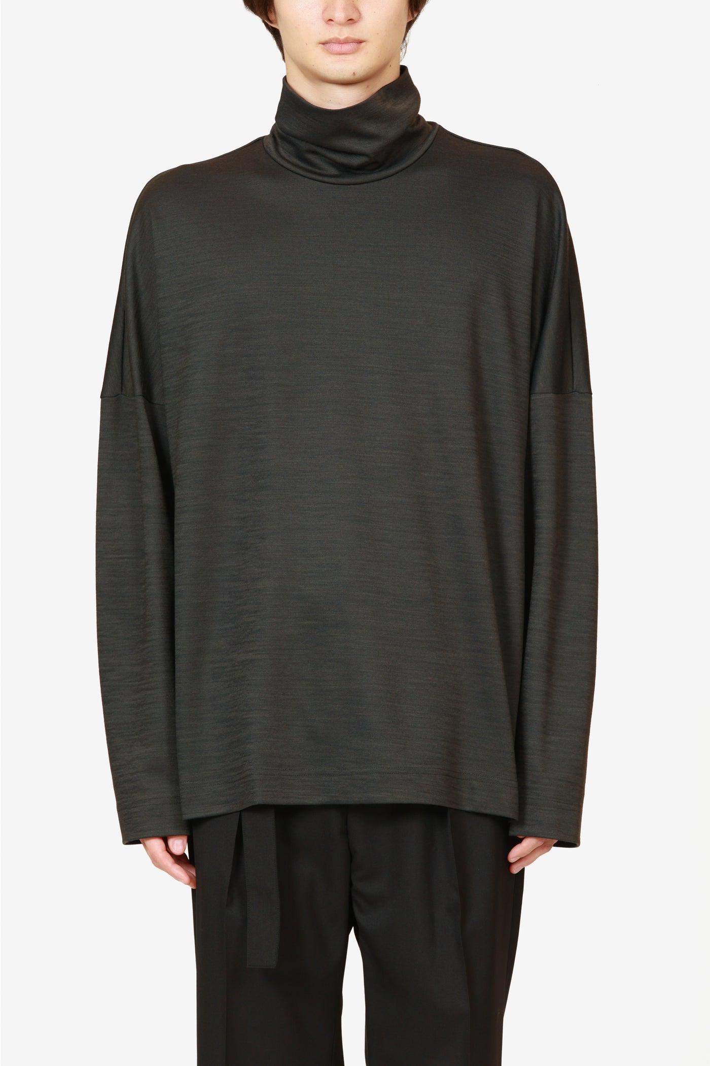 10月発売予定 限定商品 AJ52-114 ウール/ナイロンスムース ハイネックカットソーL/S