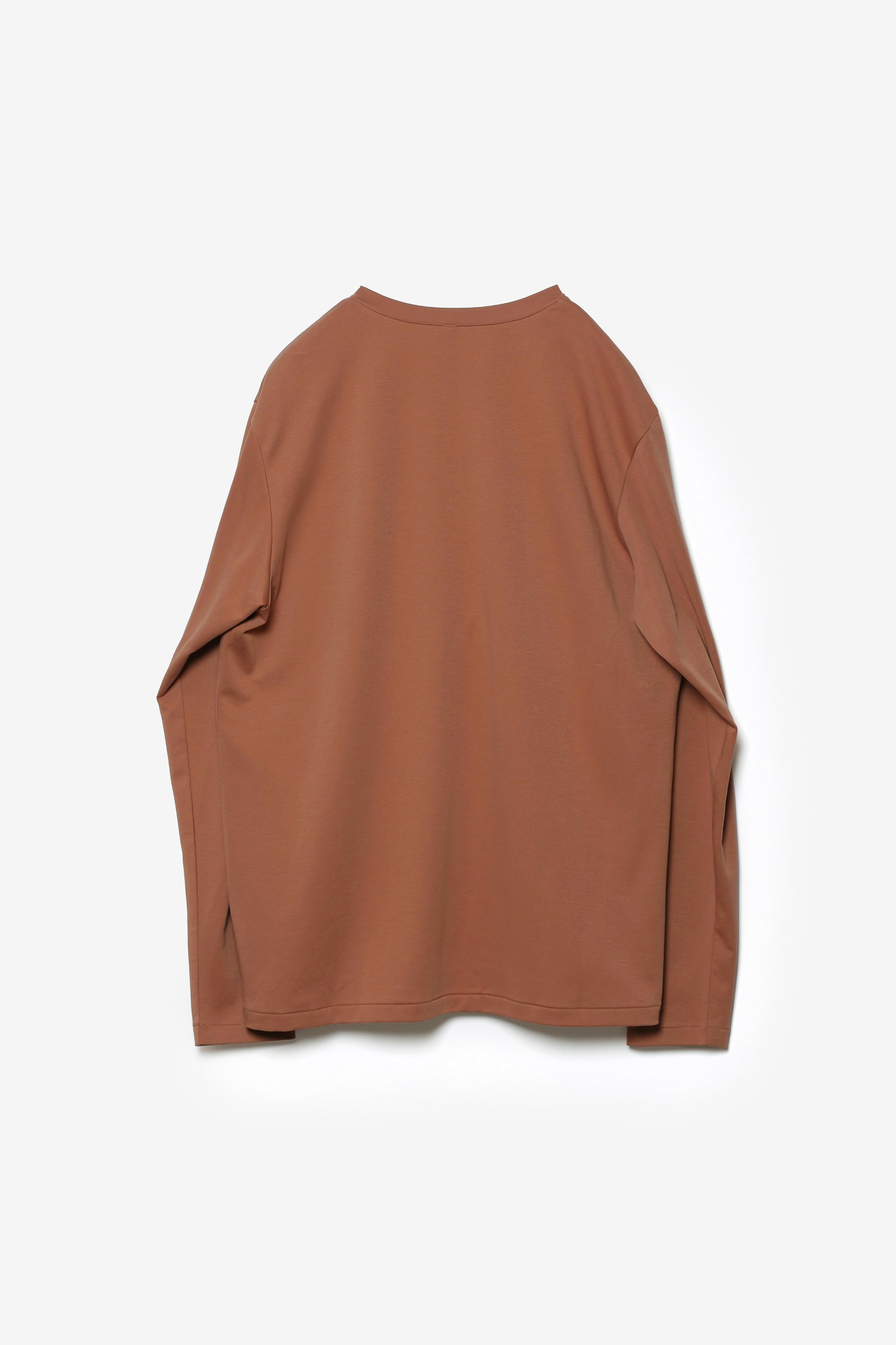 コットンダブルフェイス スリムフィットL/S Tシャツ