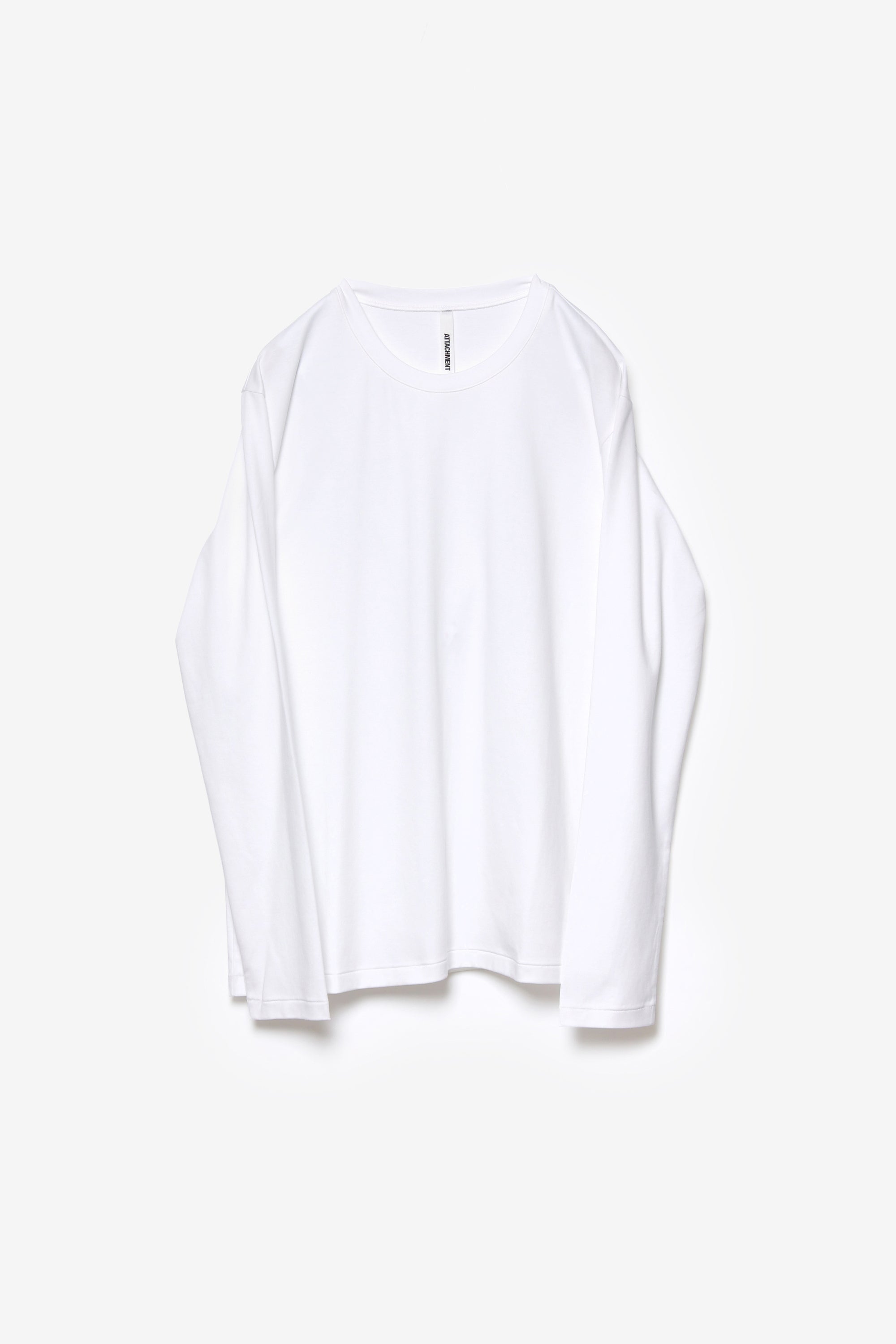 コットンダブルフェイス スリムフィットL/S Tシャツ