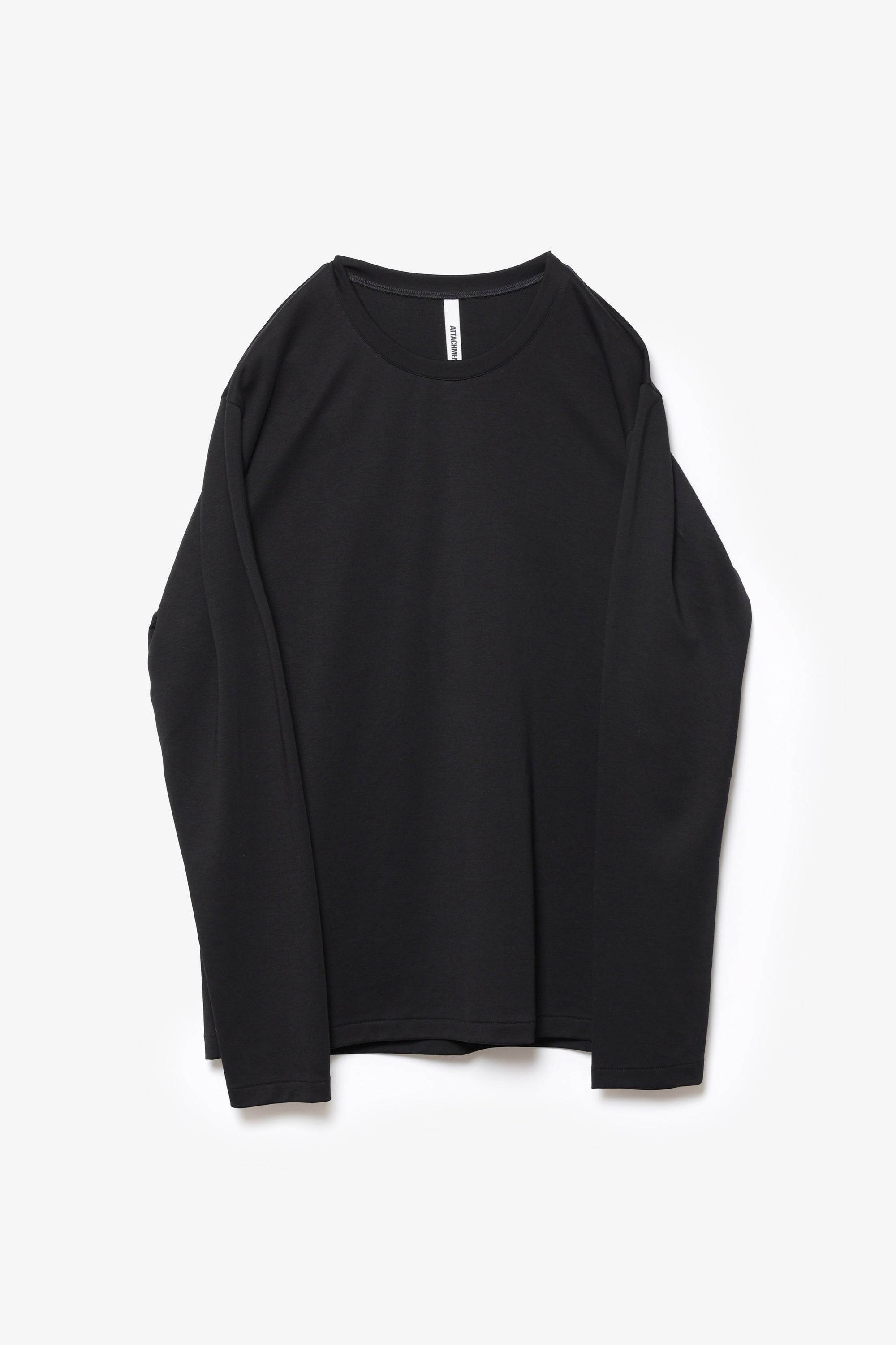 コットンダブルフェイス スリムフィットL/S Tシャツ