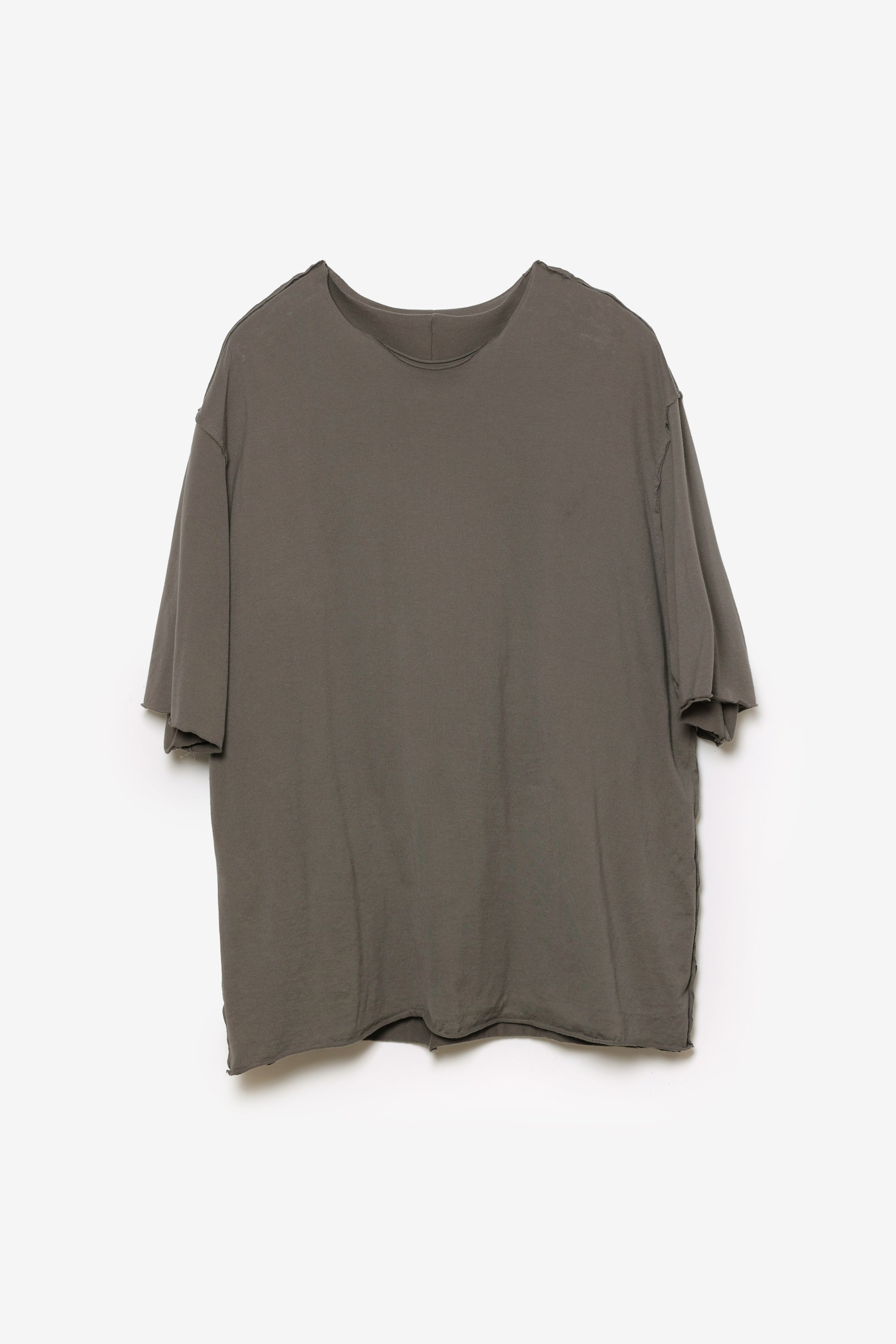 ピマコットンジャージー オーバーサイズレイヤードS/S Tシャツ〔AJ61-074〕