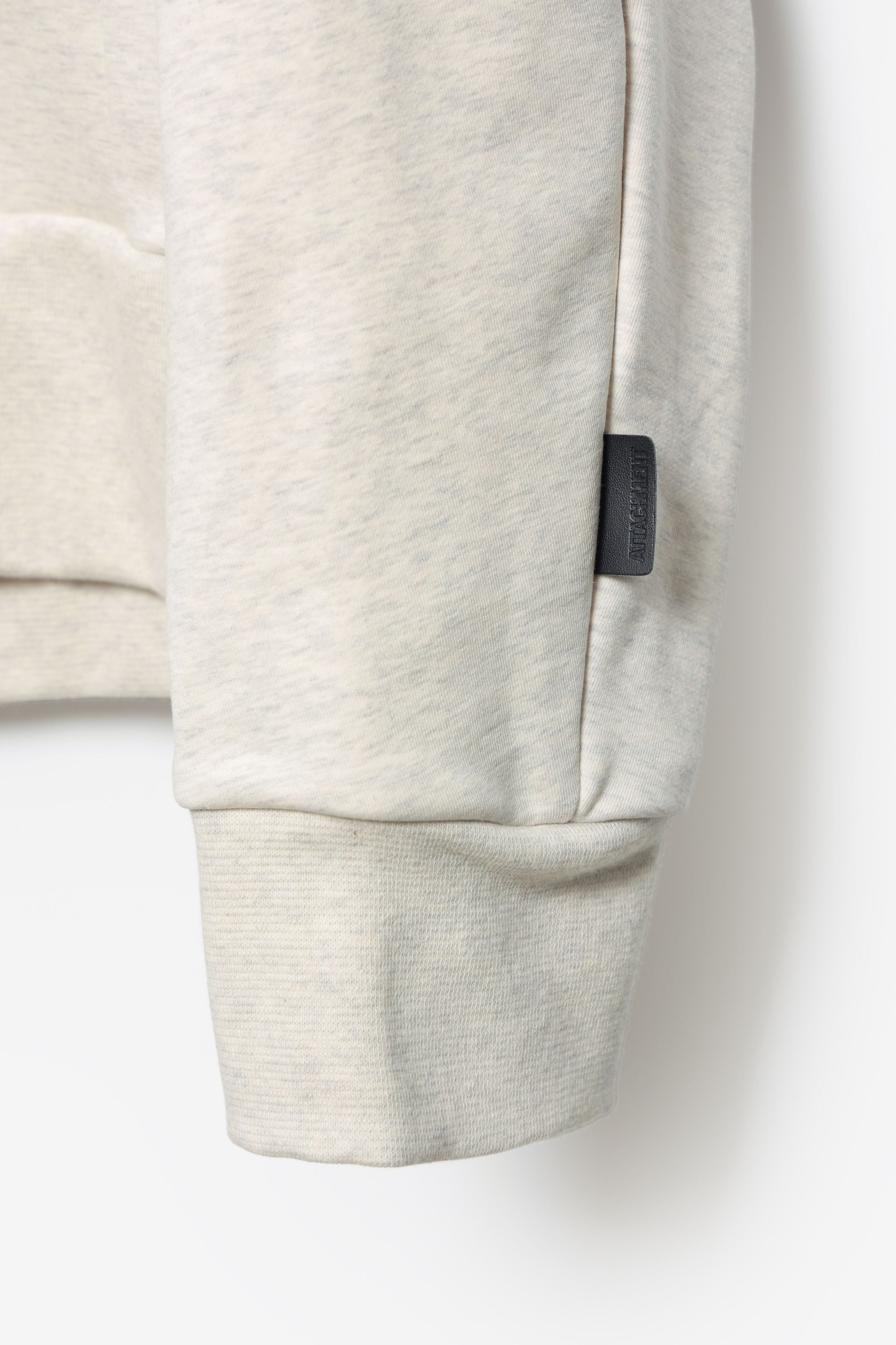 コットンストレッチテリー ジップアップフーディー