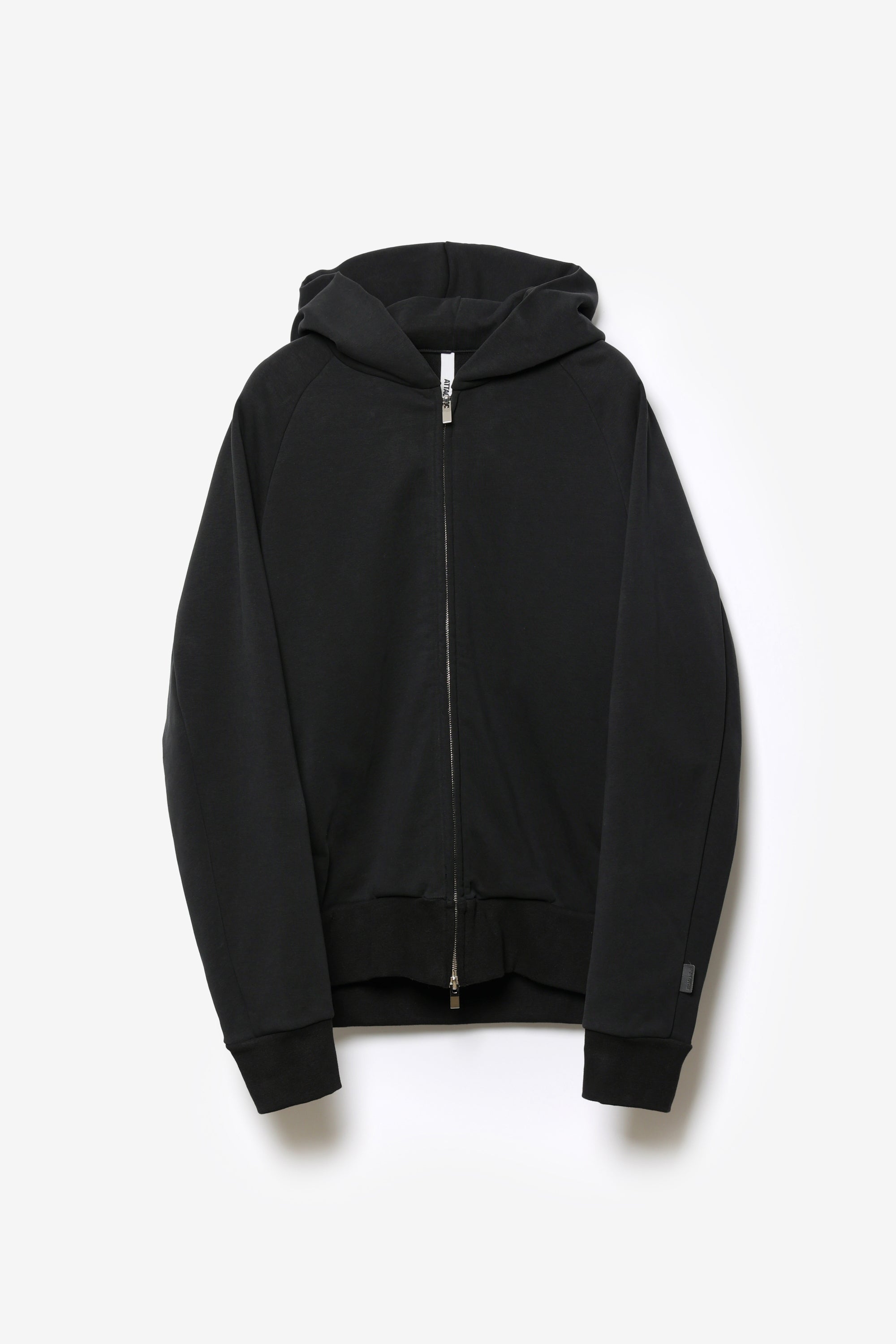 コットンストレッチテリー ジップアップフーディー